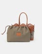 Canvas & Vachetta Leather 8 Knot Tote—Large