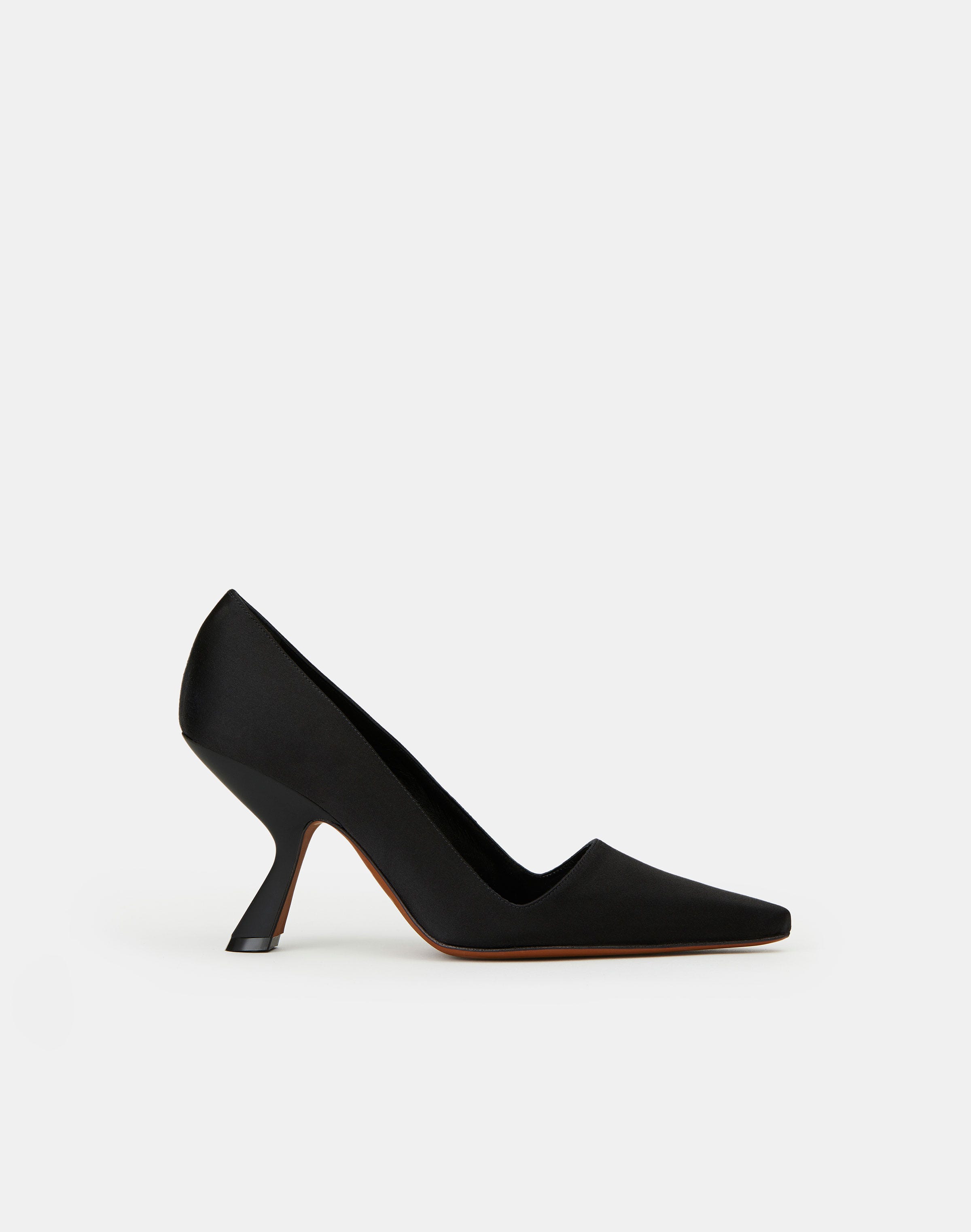 Satin High Heeled Pump