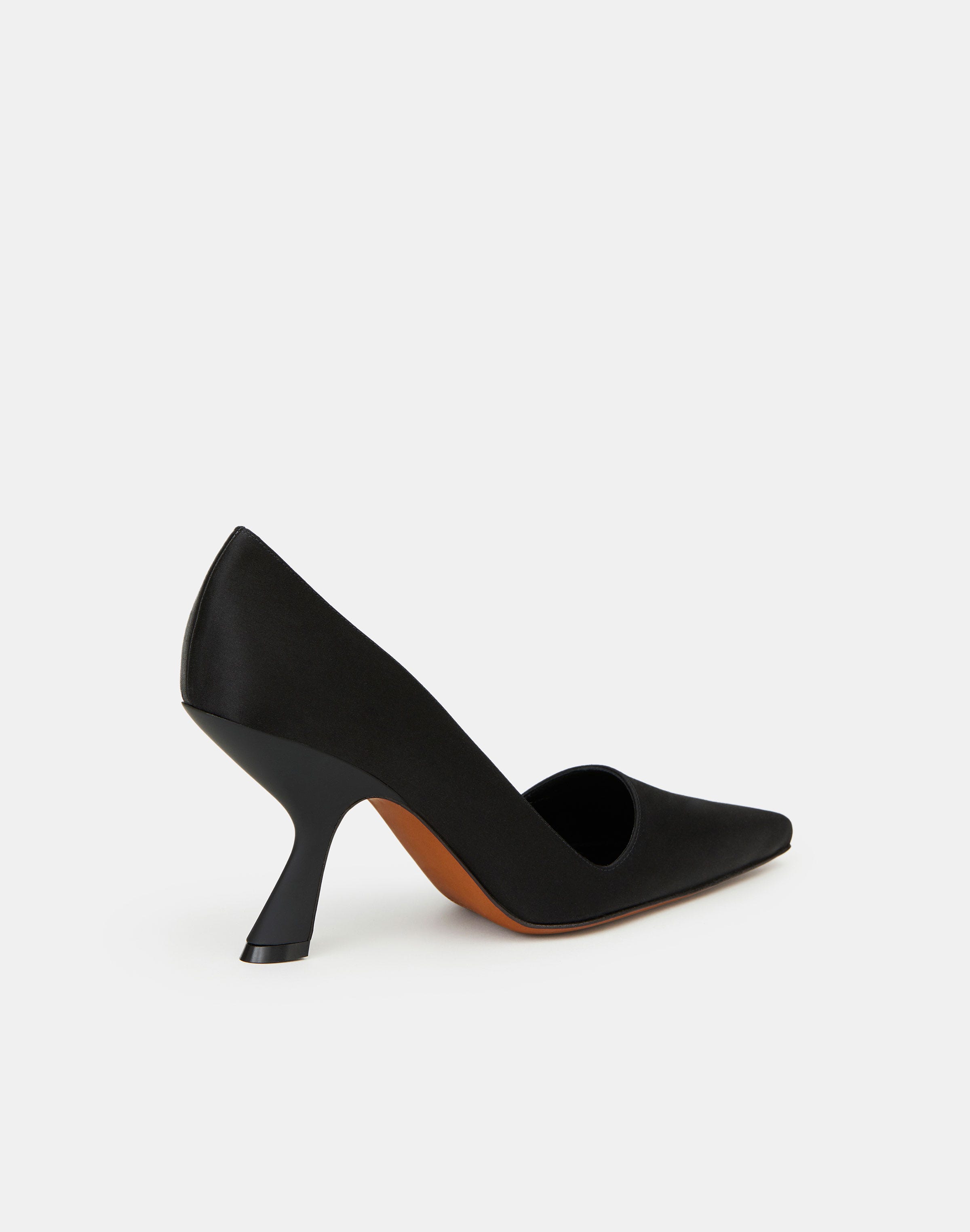 Satin High Heeled Pump