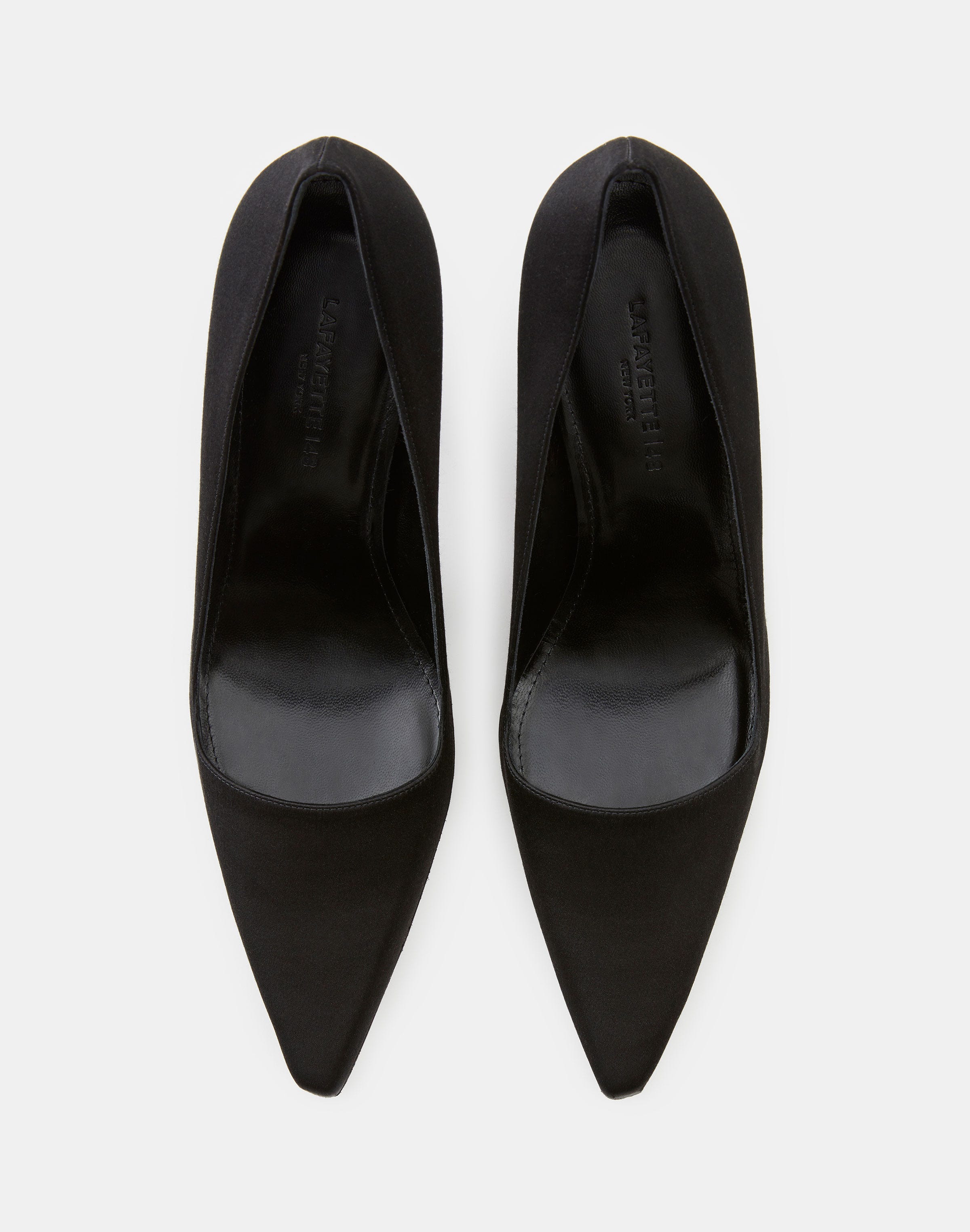 Satin High Heeled Pump