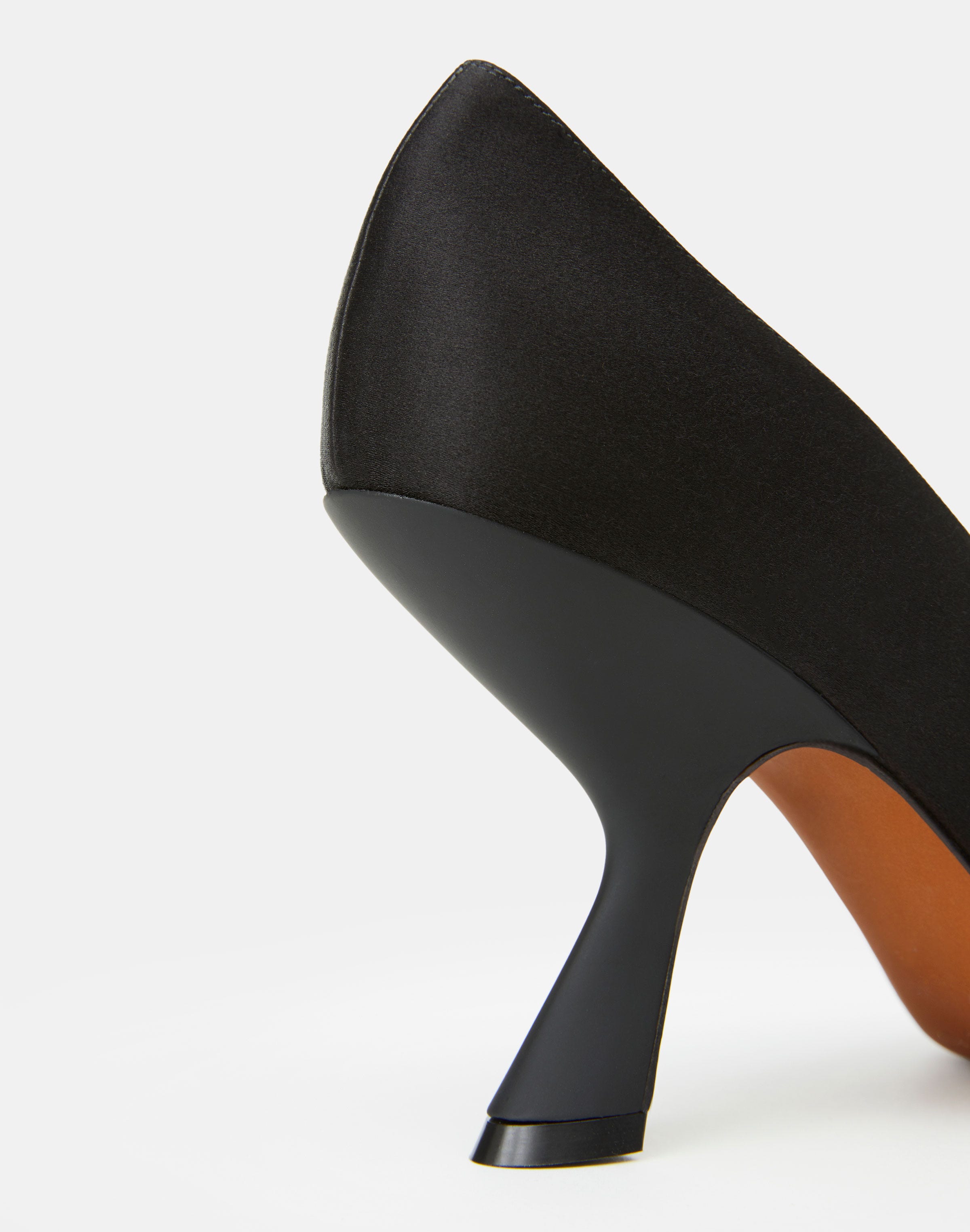 Satin High Heeled Pump