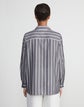 Coastal Stripe Cotton-Cupro Button Shirt