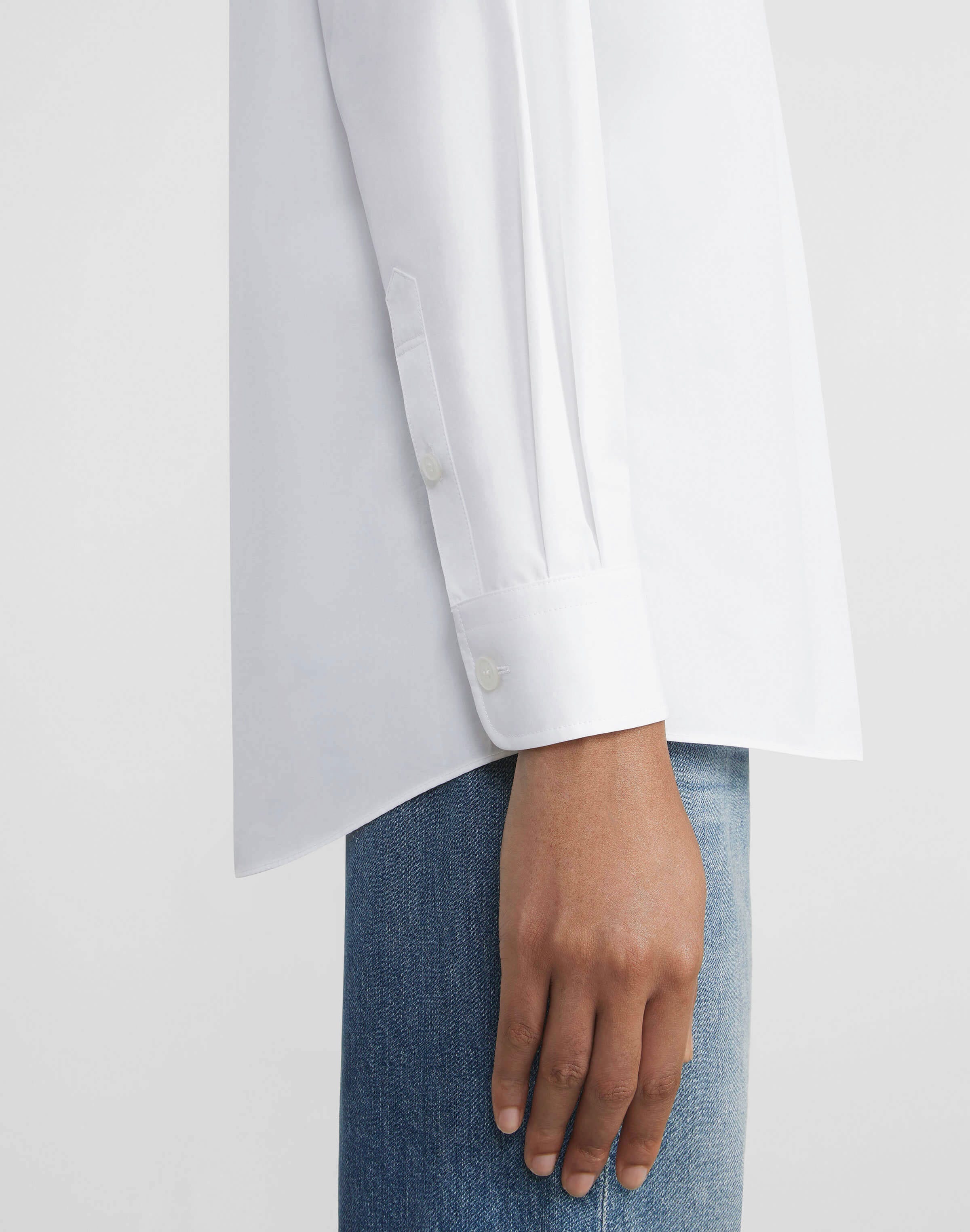 Organic Cotton Poplin Oversized Shirt