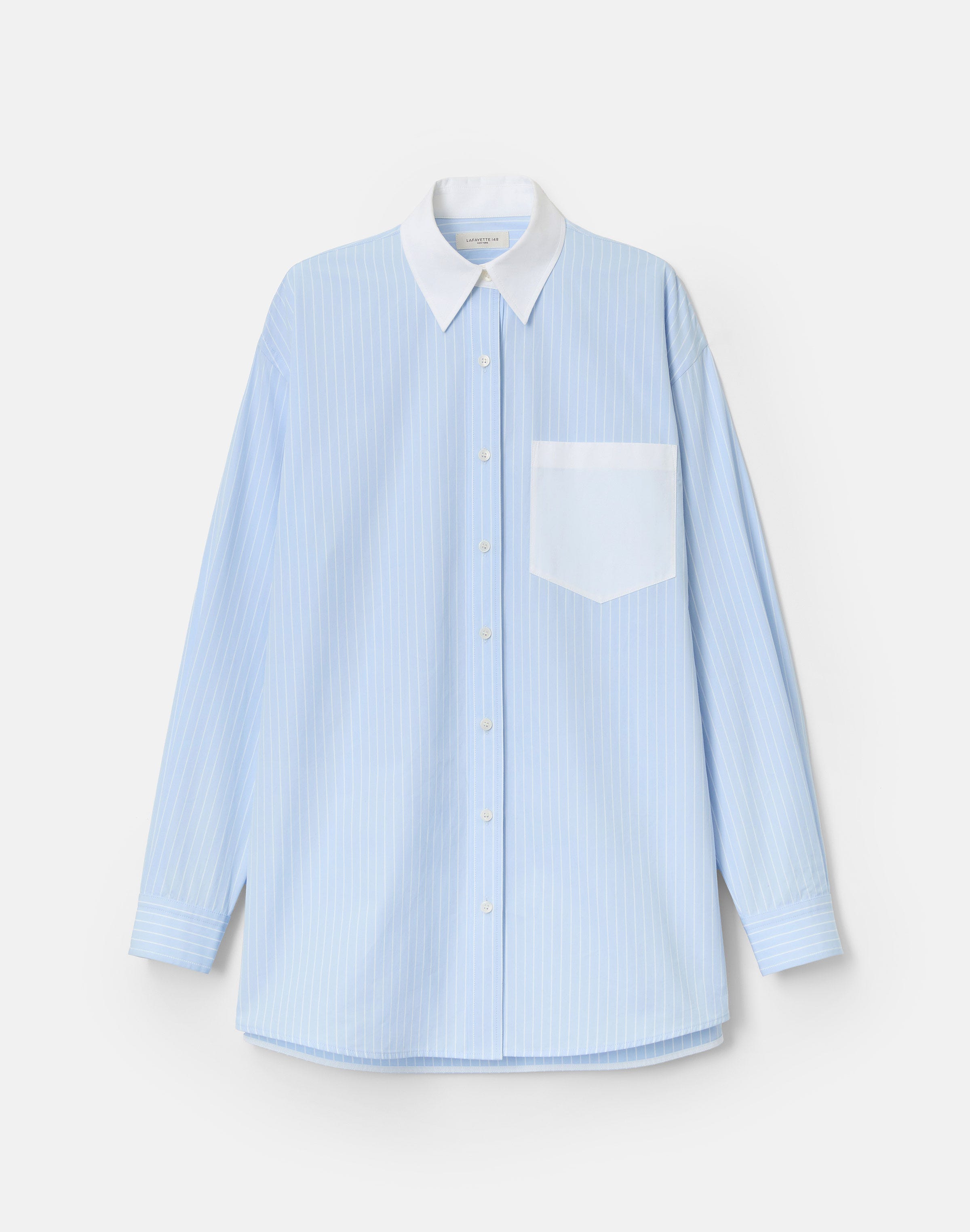 Striped Cotton Oversized East Hampton Shirt