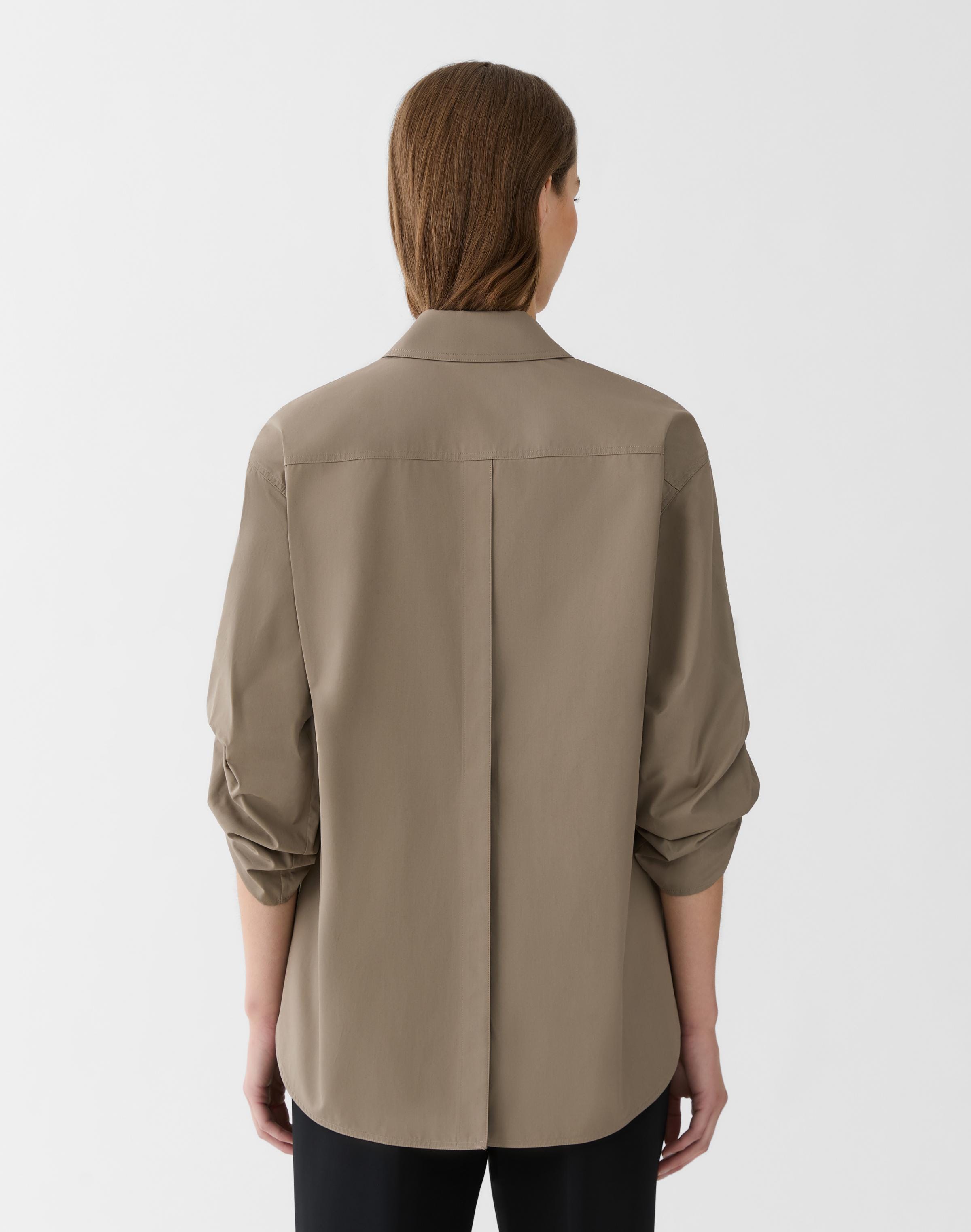 Cotton Poplin Patch Pocket Shirt