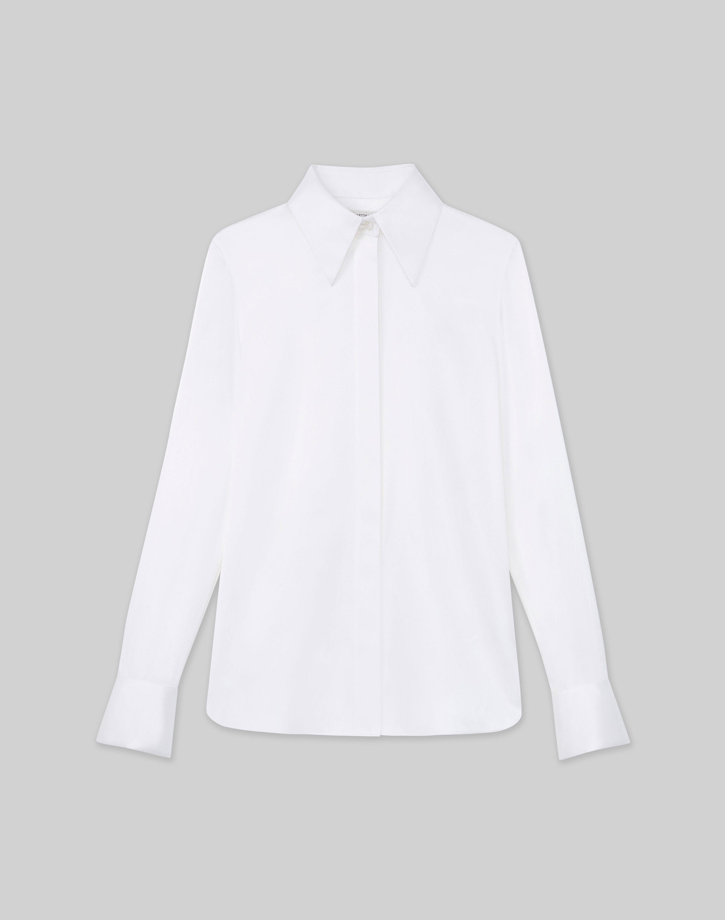 Silk Charmeuse French Cuff Blouse | Lafayette 148 NY Outlet