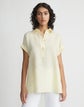 Organic Linen Dolman Polo