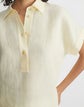 Organic Linen Dolman Polo