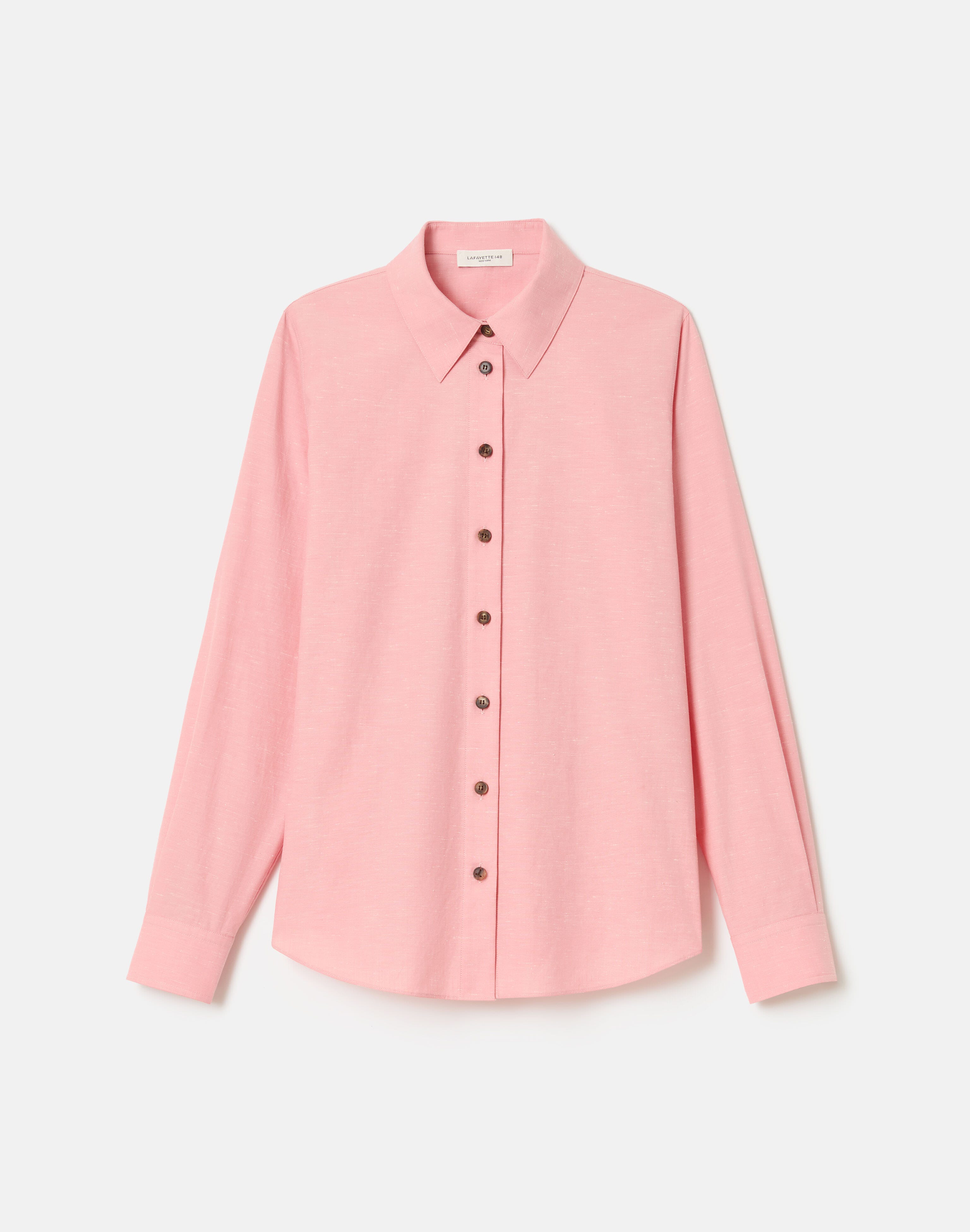 Slubbed Cotton Button Down Shirt