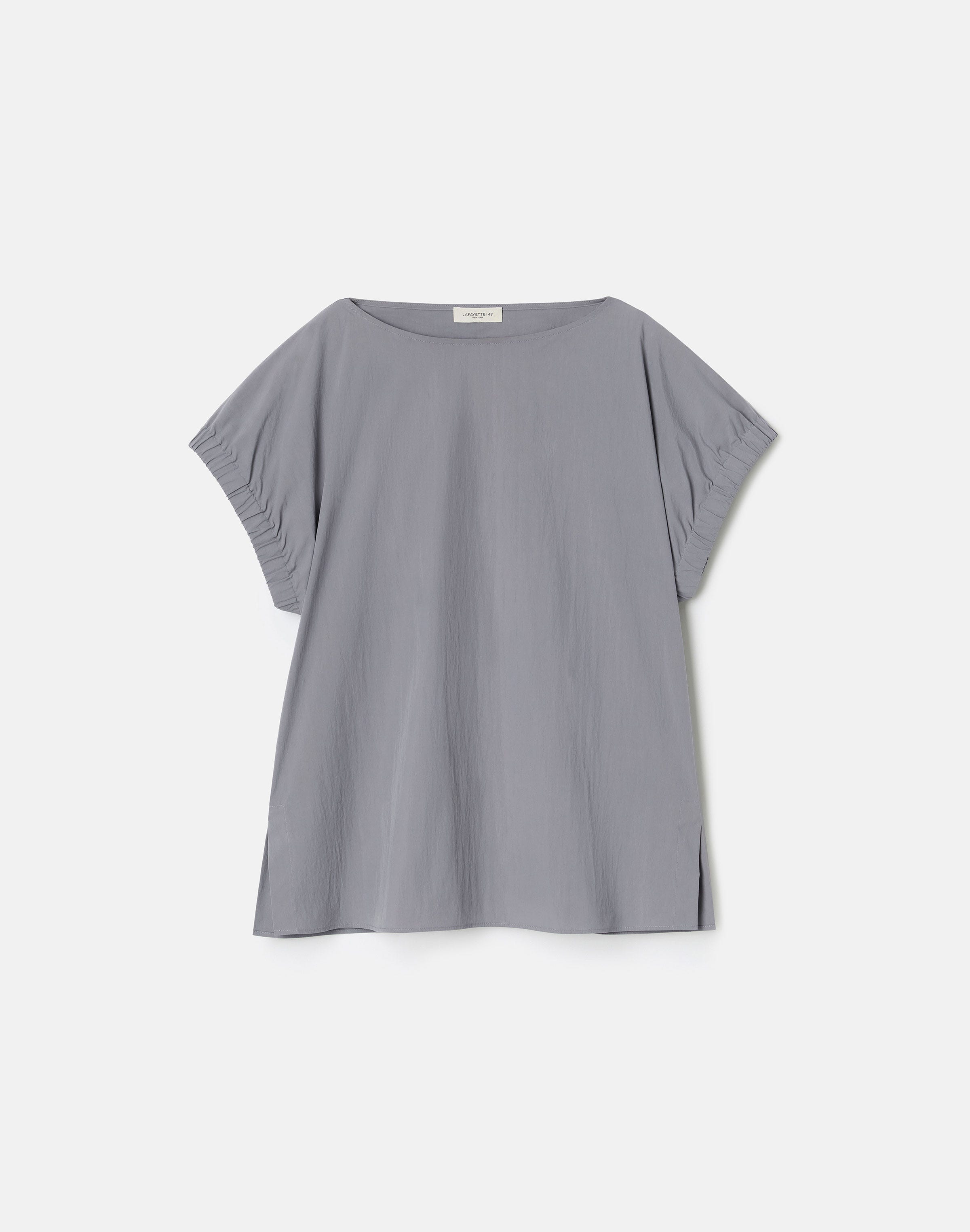 Travel Cotton Gathered Cuff Shirt