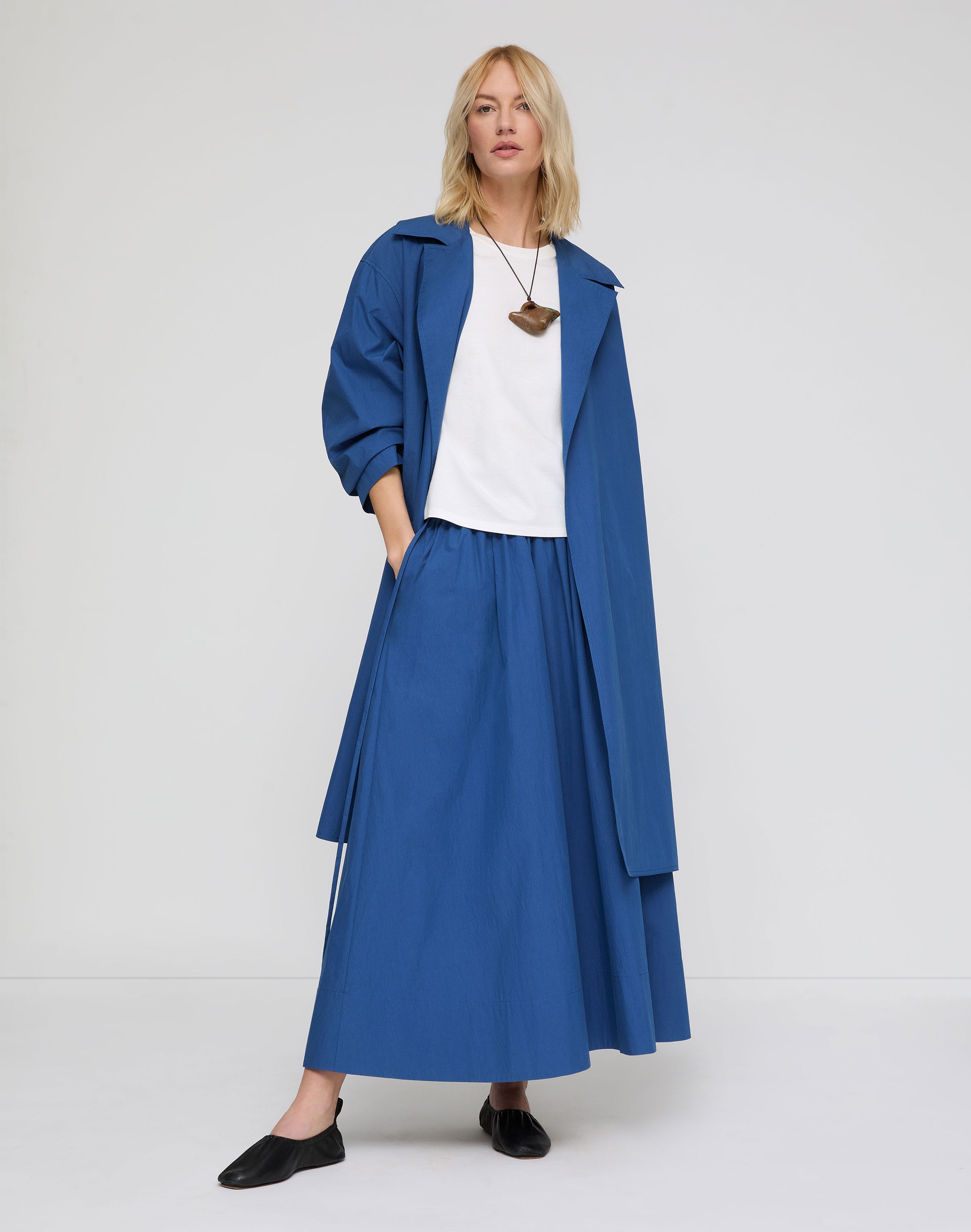 Travel Cotton Oversized Trench Coat