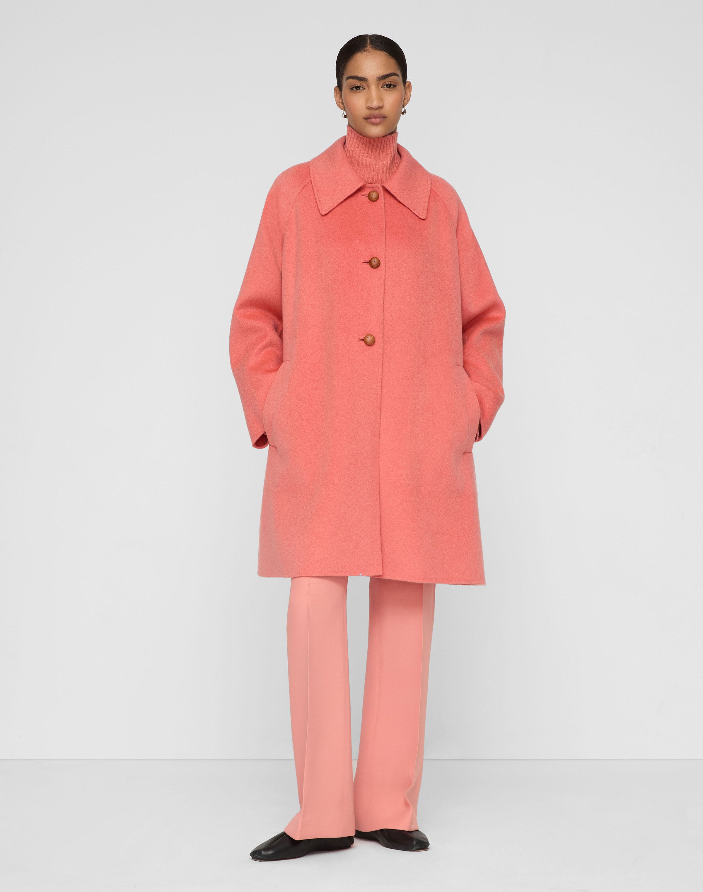 Cashmere Double Face Oversized Car Coat