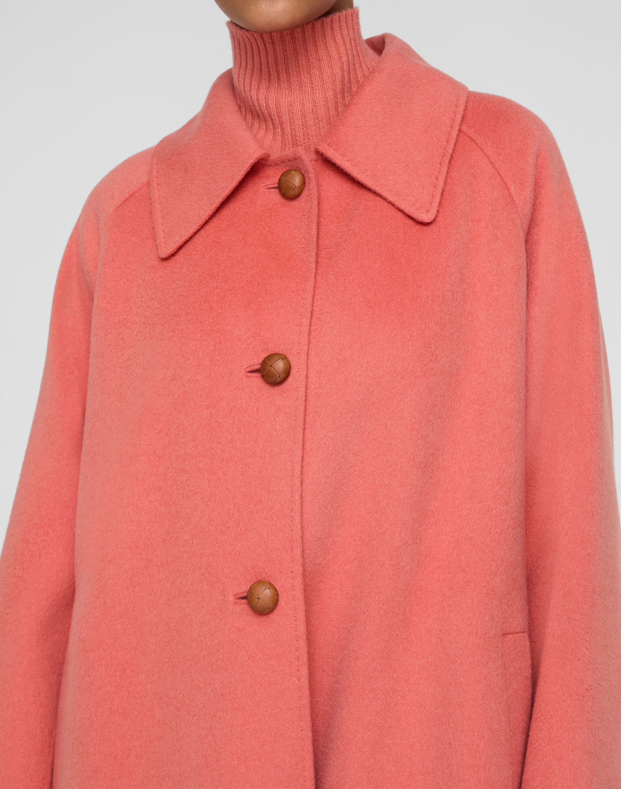 Cashmere Double Face Oversized Car Coat