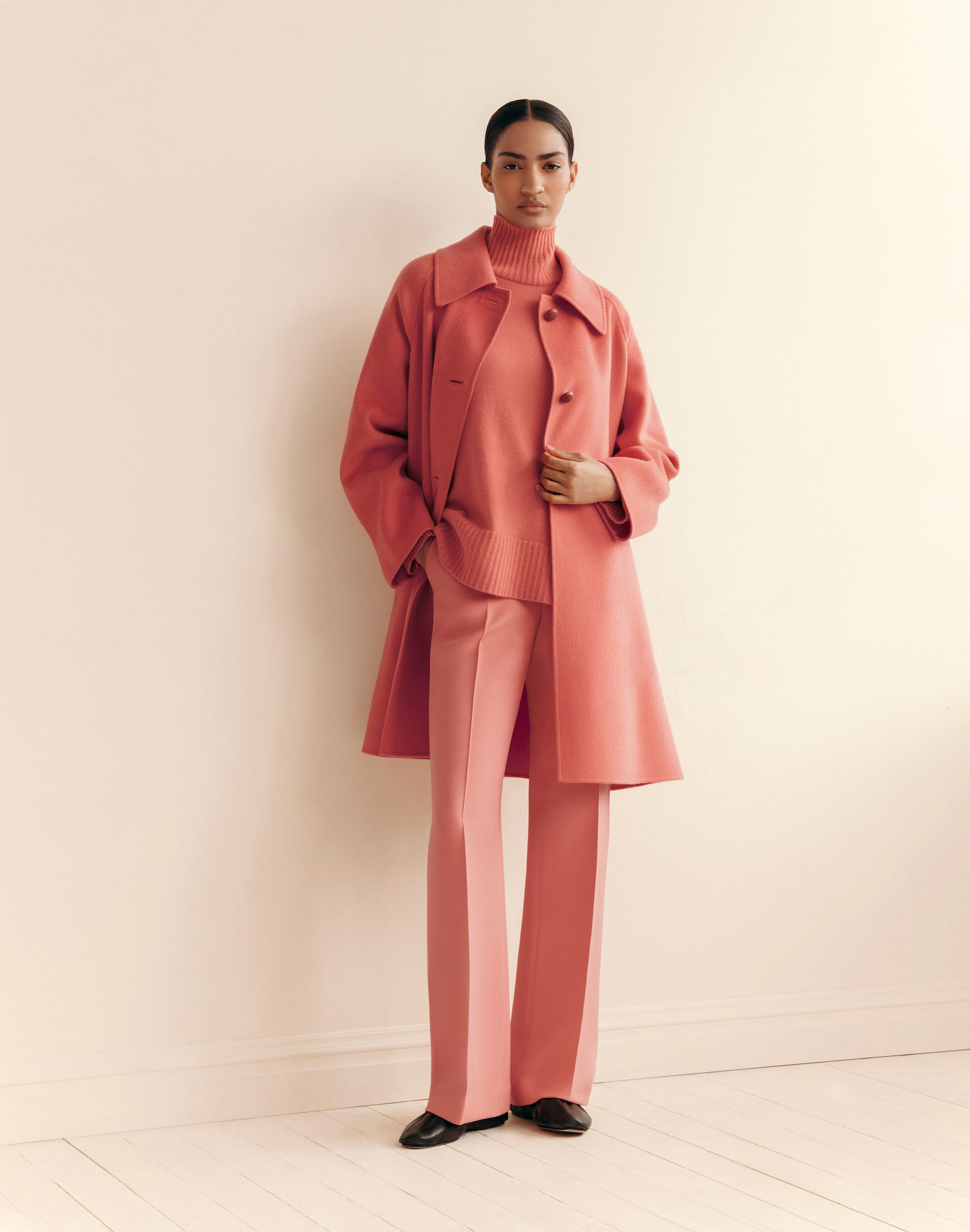 Cashmere Double Face Oversized Car Coat