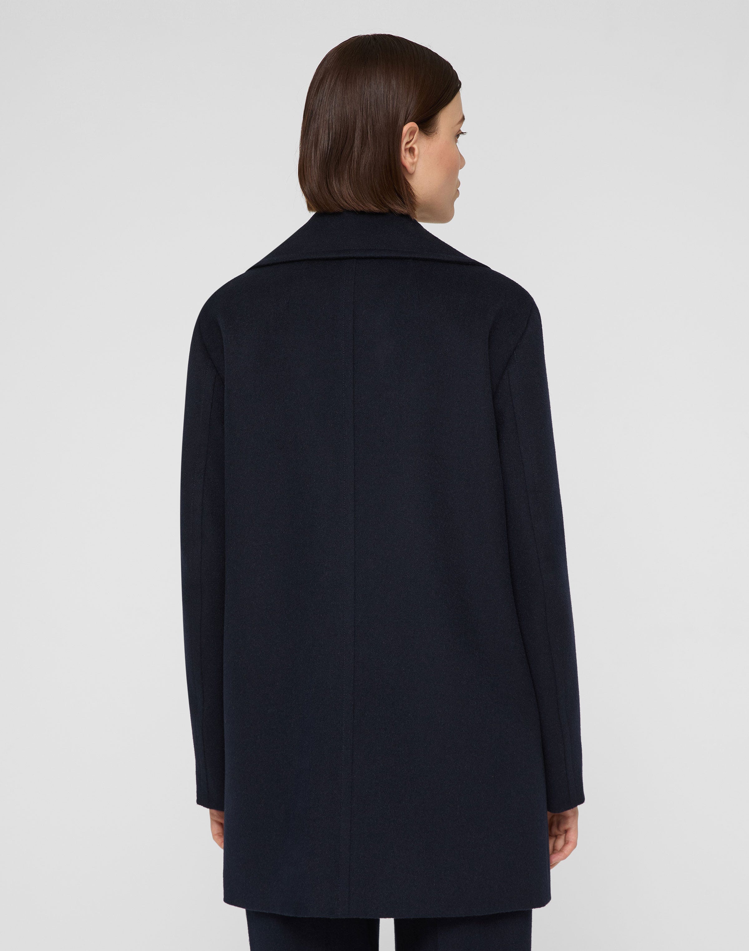 Camel Hair Double Breasted Peacoat