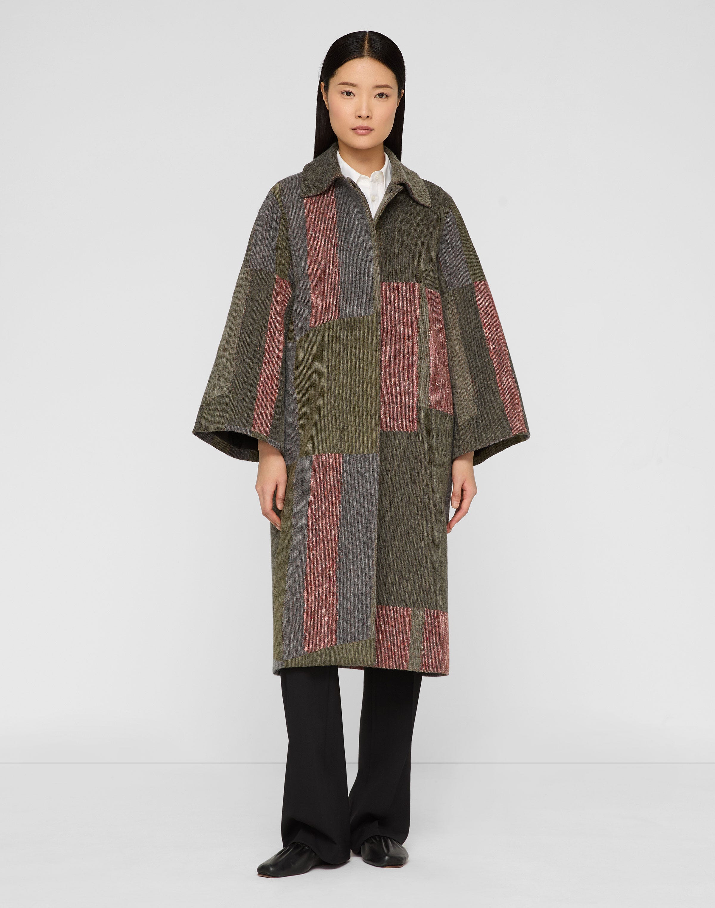 Fragment Jacquard Car Coat