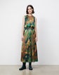 Levana Dress In Reverie Print KindMade Hammered Satin