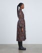 Plus-Size Harlan Dress In Mini Nova Print Italian Silk Georgette
