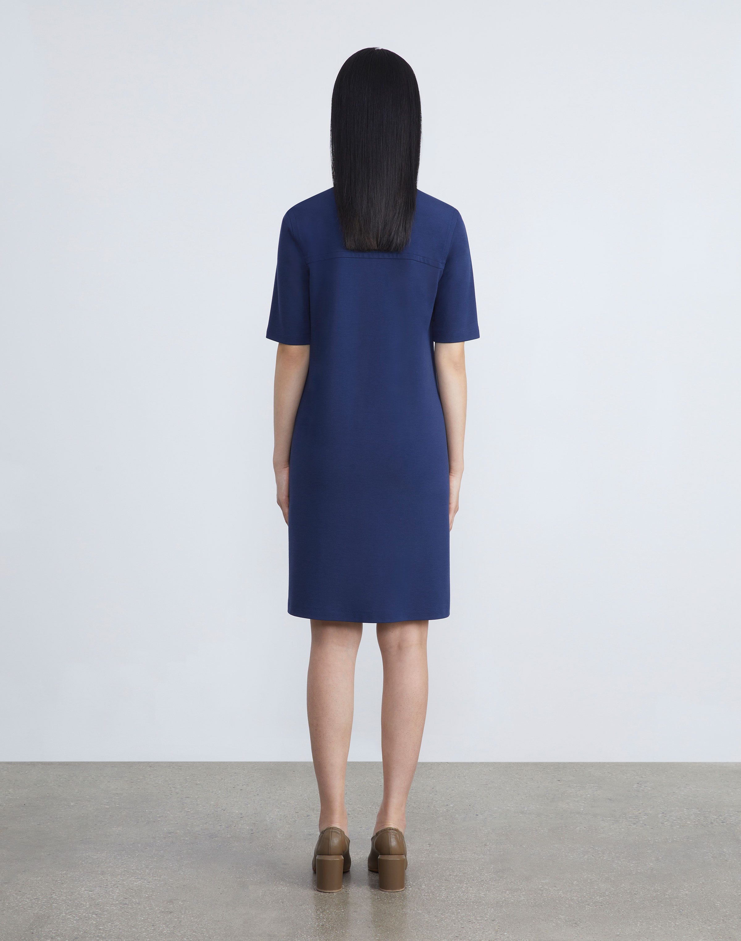 Regenerated Punto Milano Popover Dress