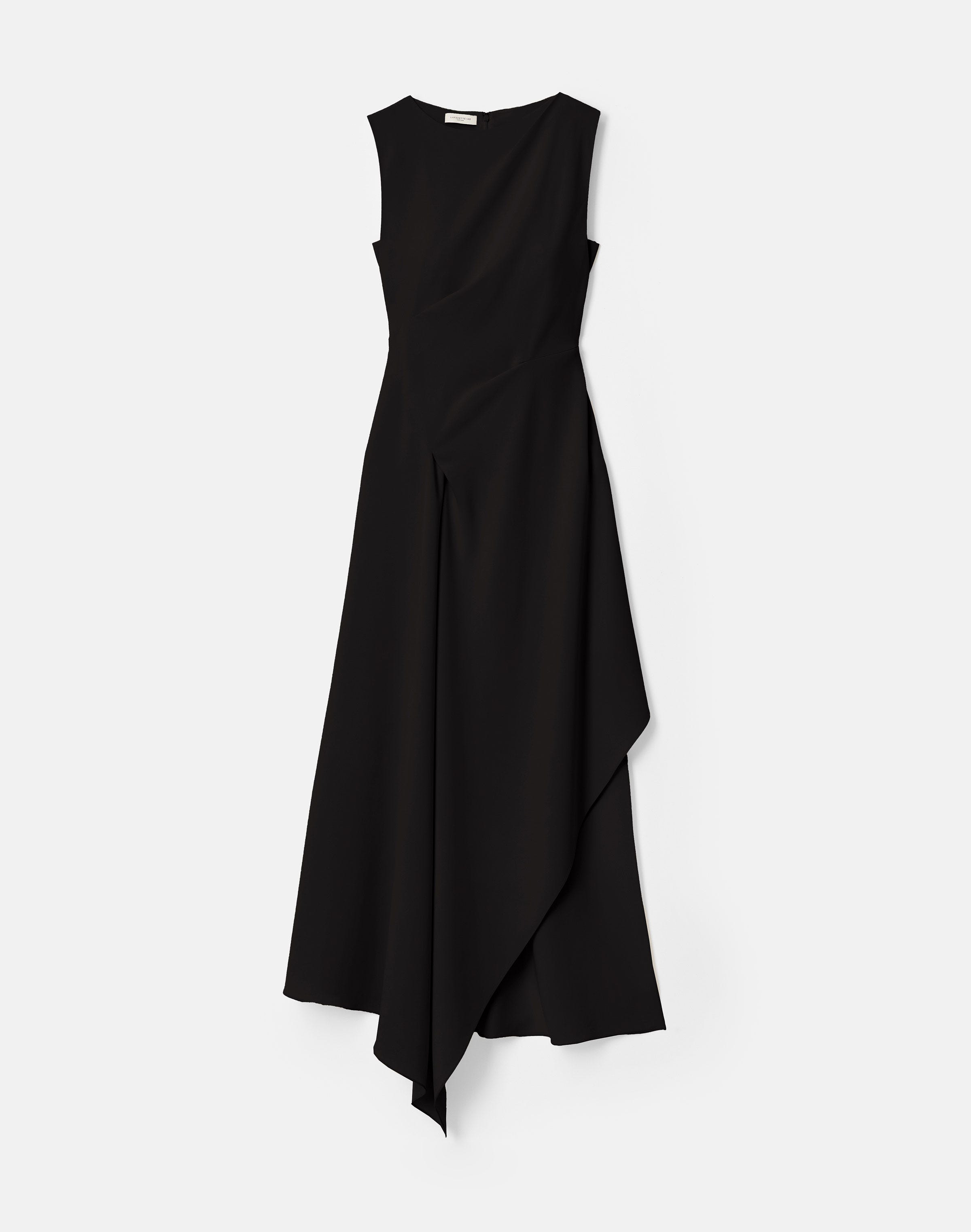 Responsible Finesse Crepe Sleeveless Maxi Dress