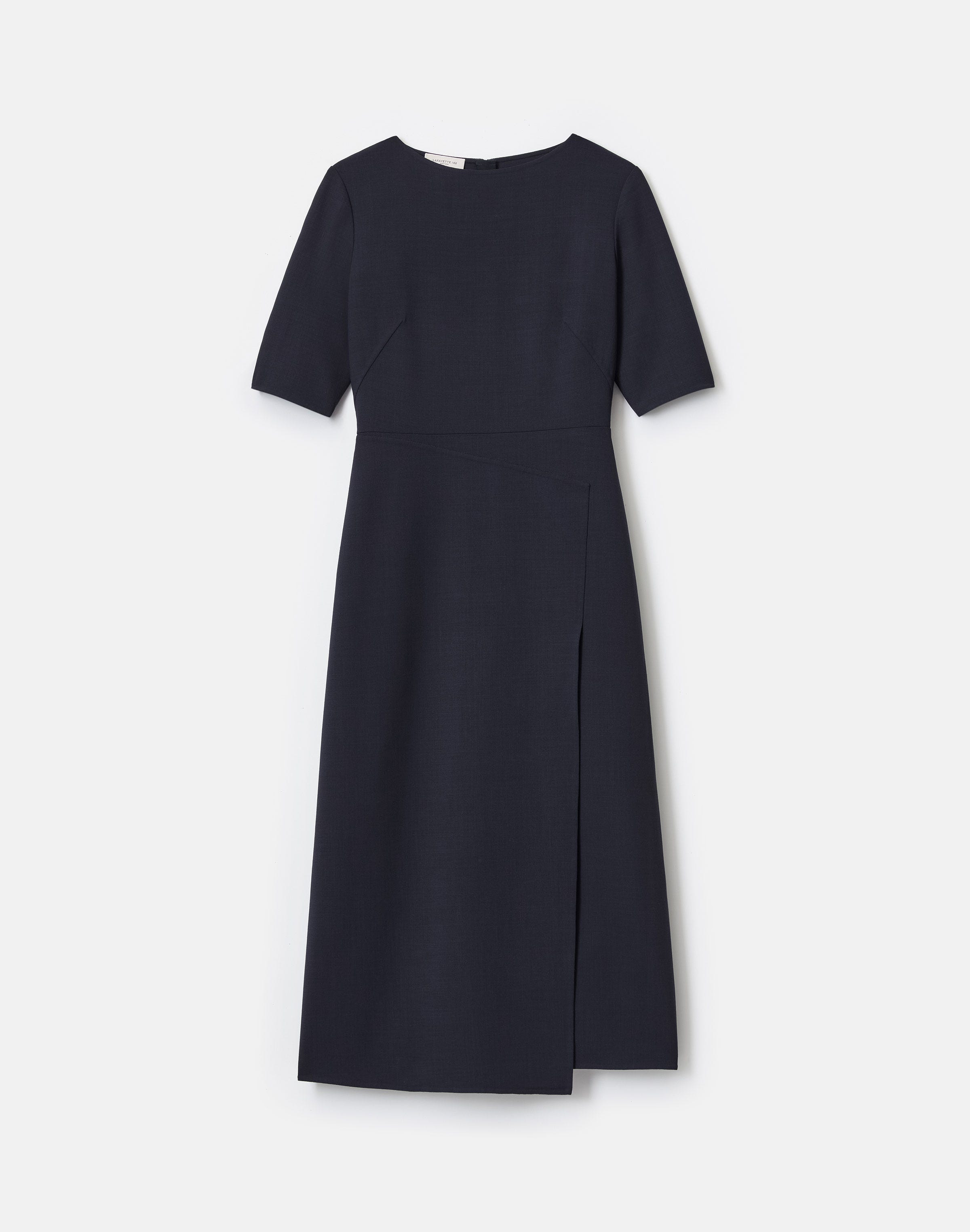 Responsible Wool Double Face Fitted Midi Dress