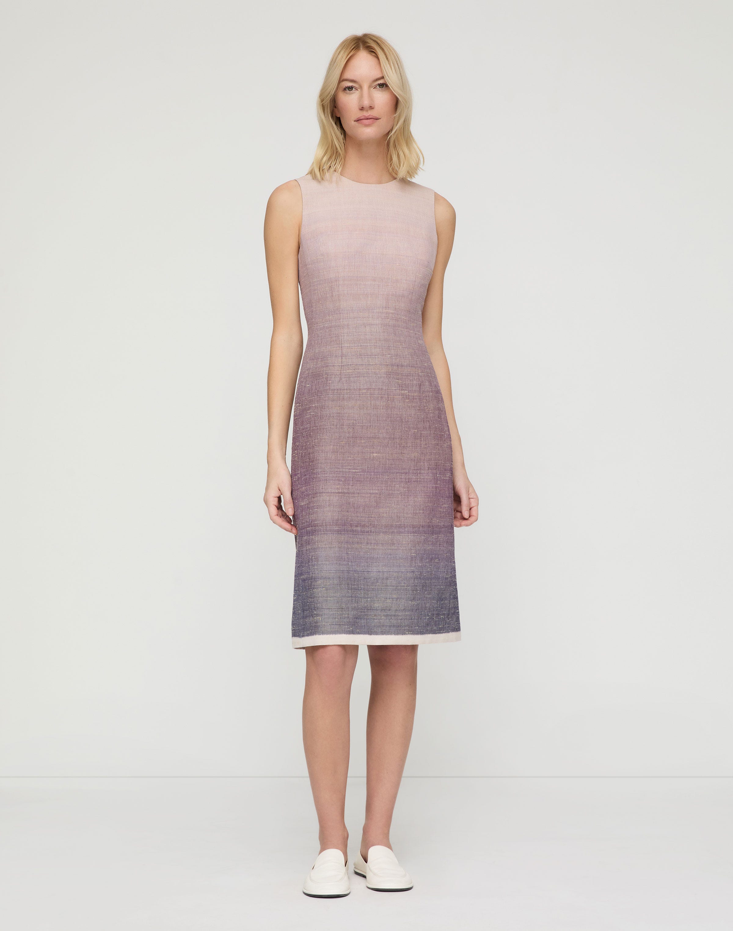 Ombré Midi Sheath Dress