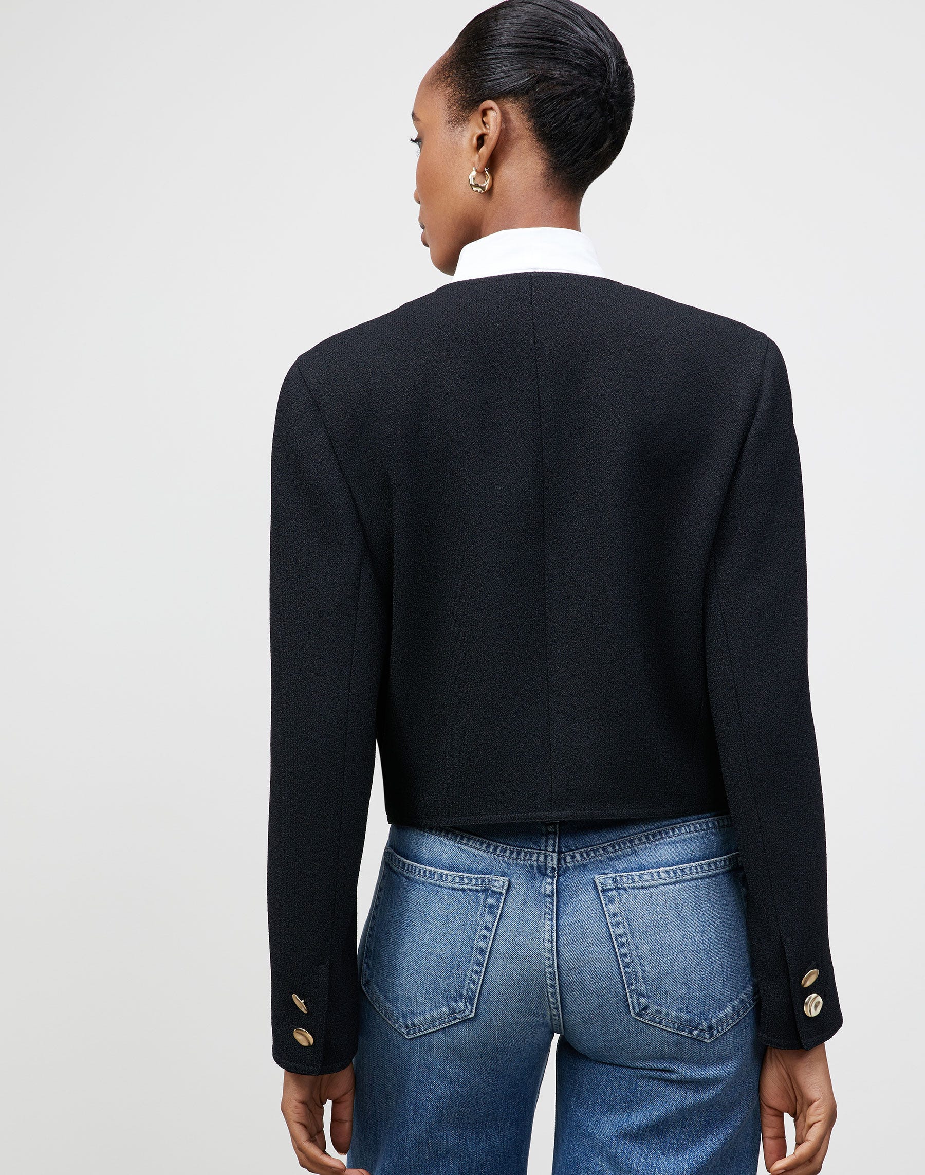 Italian Crepe BouclÉ Edie Jacket