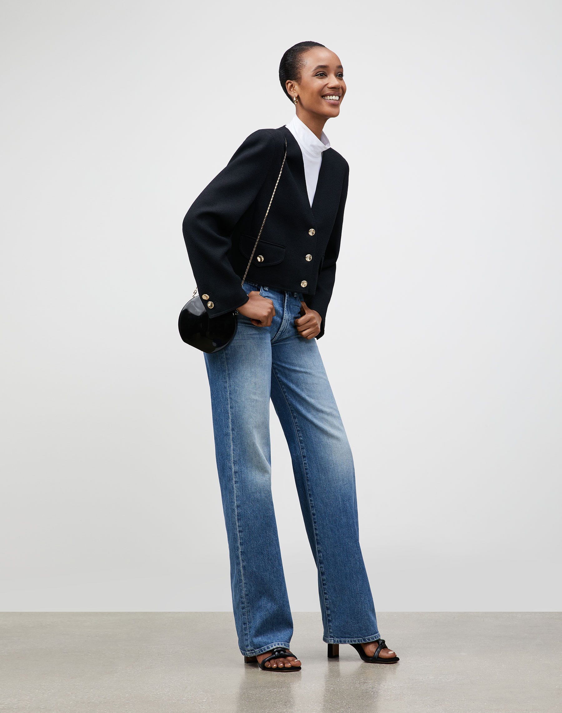 Italian Crepe BouclÉ Edie Jacket
