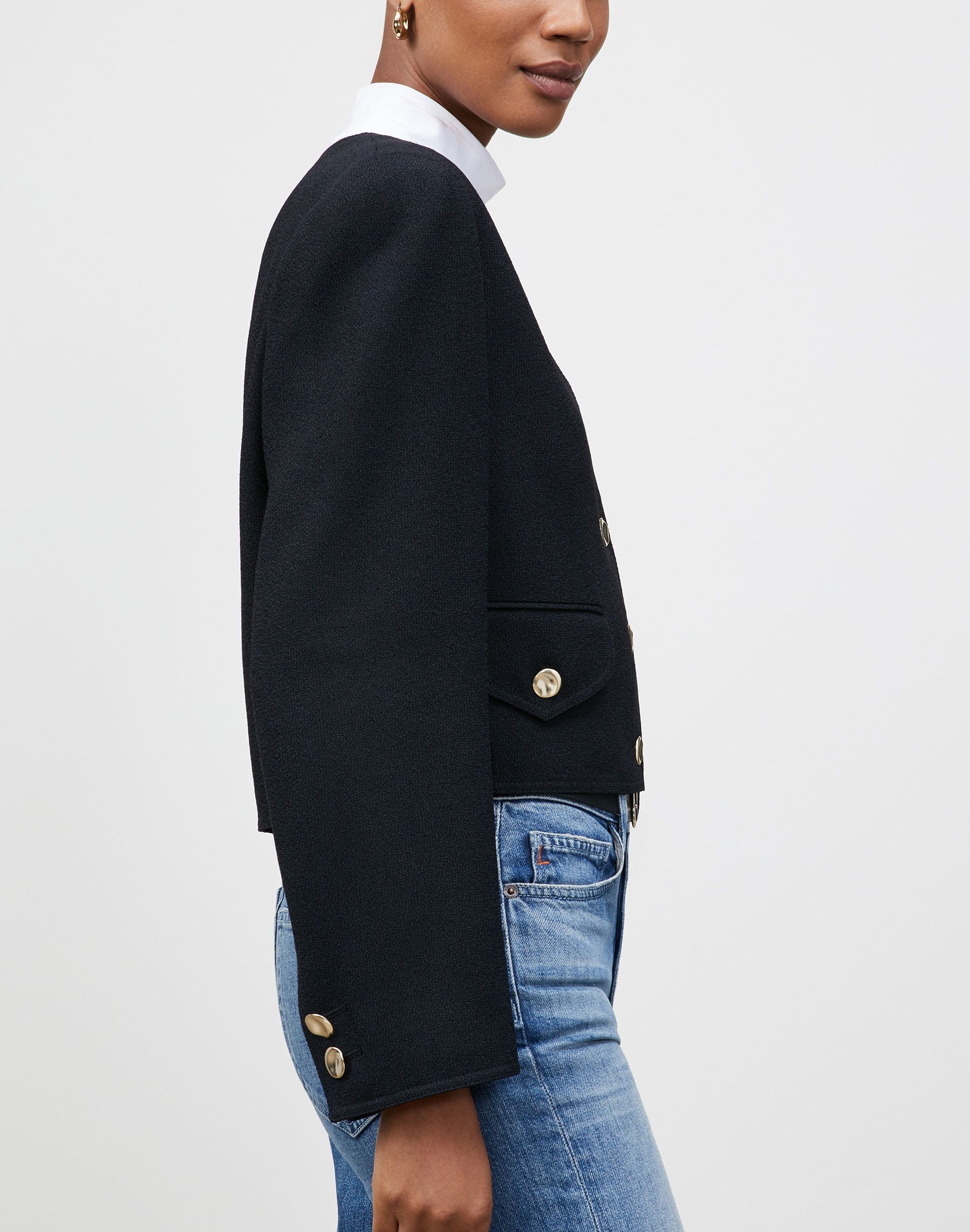 Italian Crepe BouclÉ Edie Jacket
