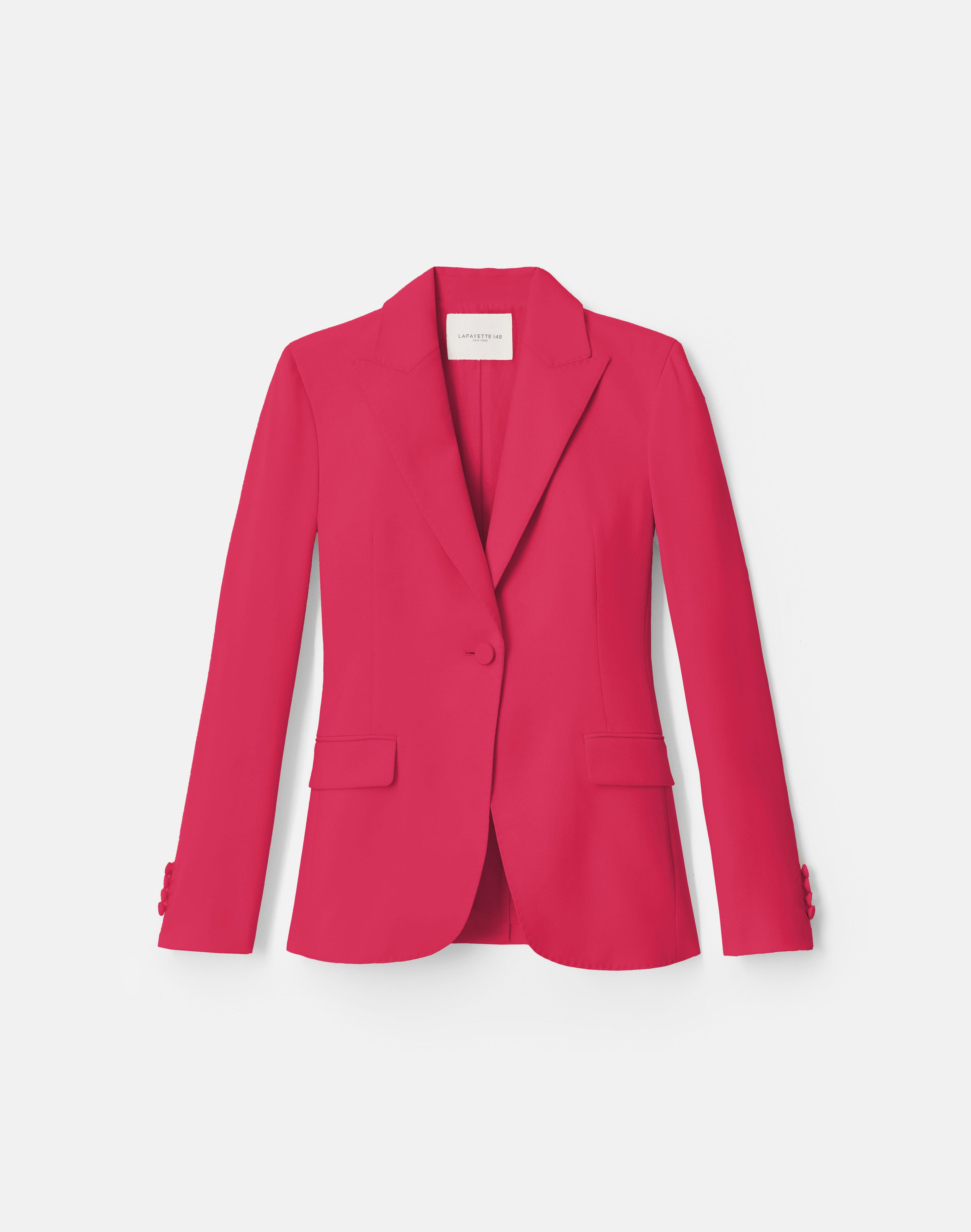 Finesse Crepe Peak Lapel Blazer
