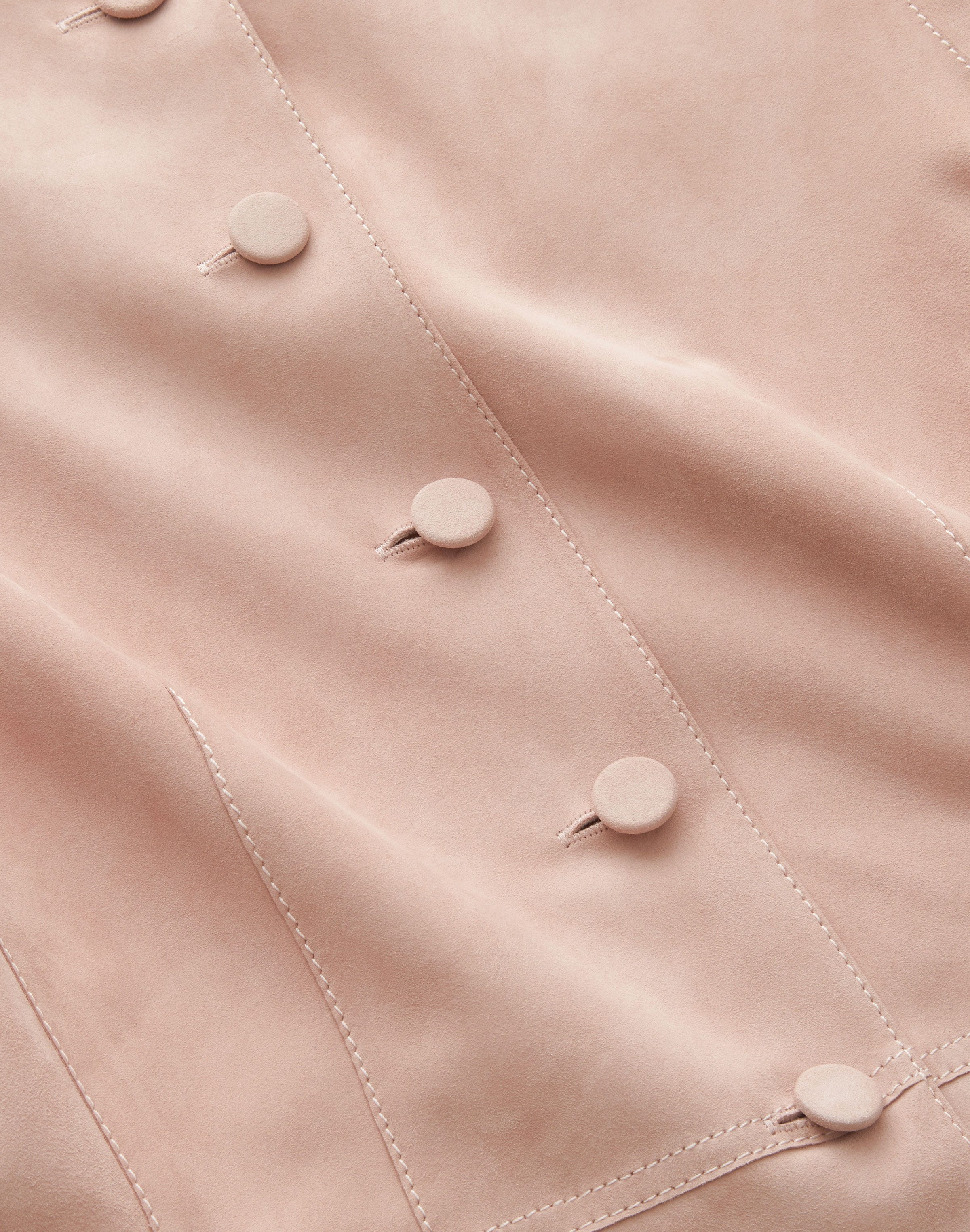 Paperfine Suede Collarless Jacket