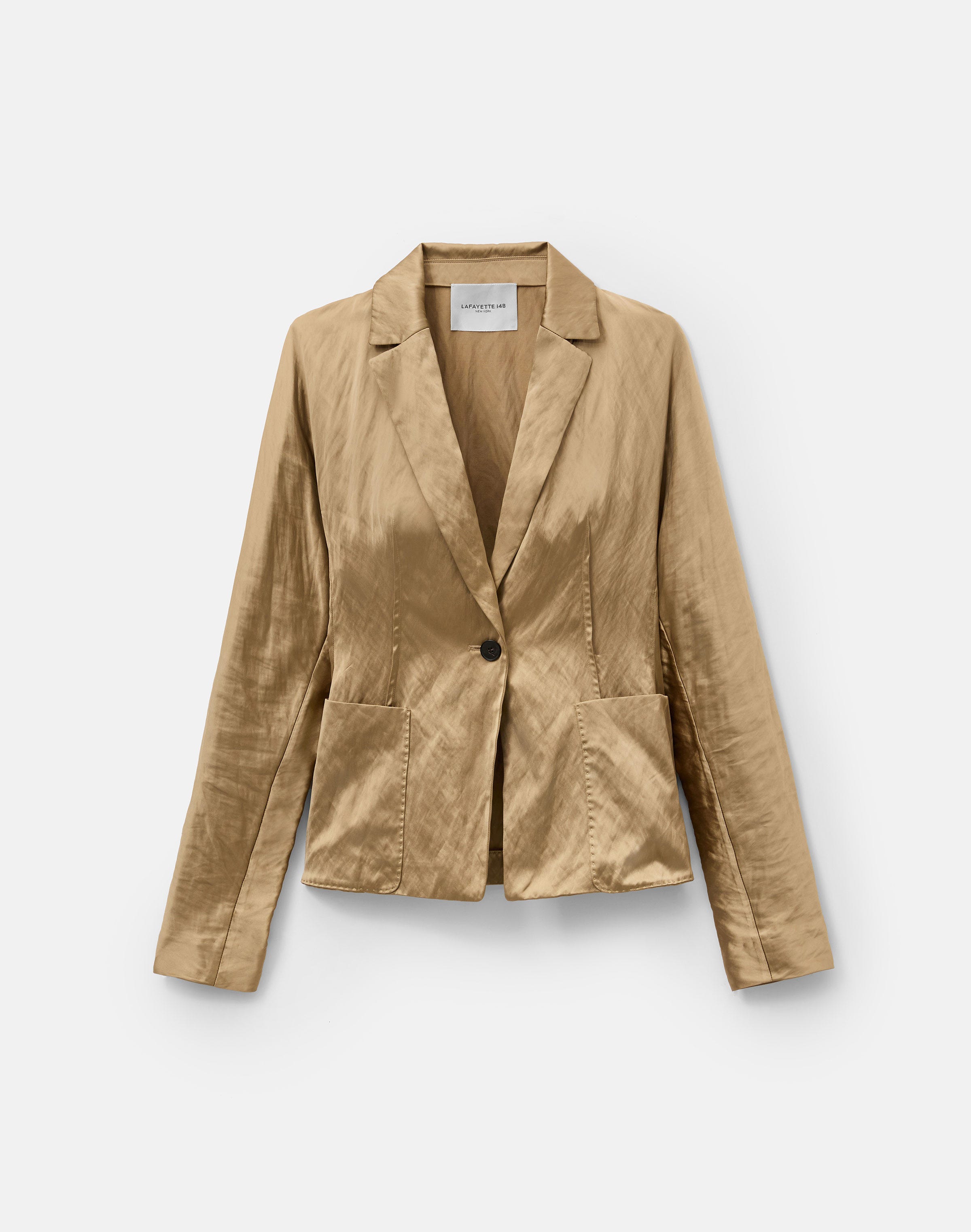 Satin Pintuck Back Jacket