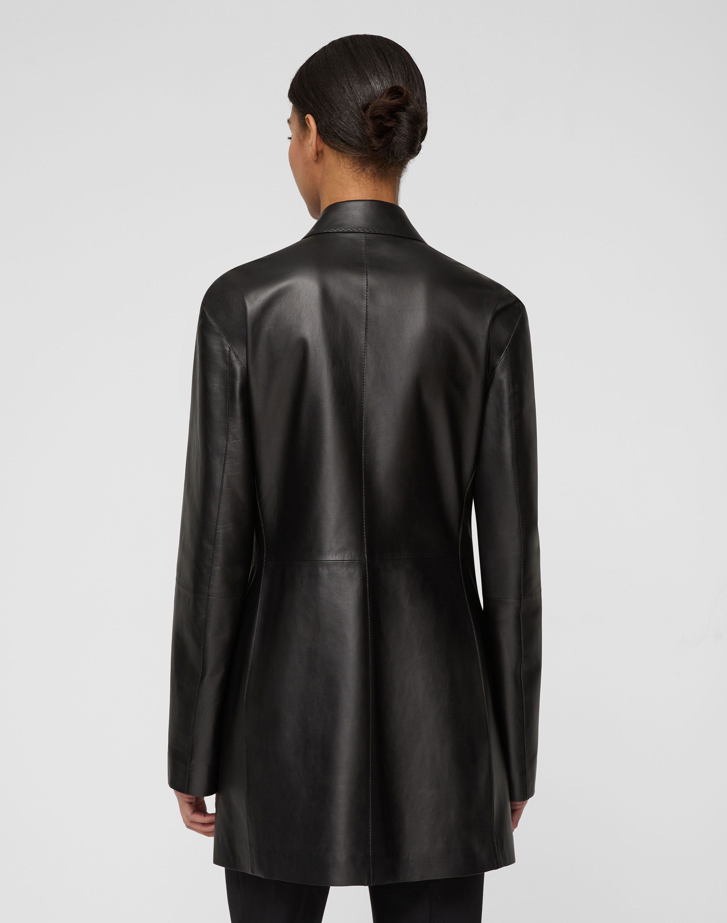 Nappa Leather Macramé Fringe Blazer