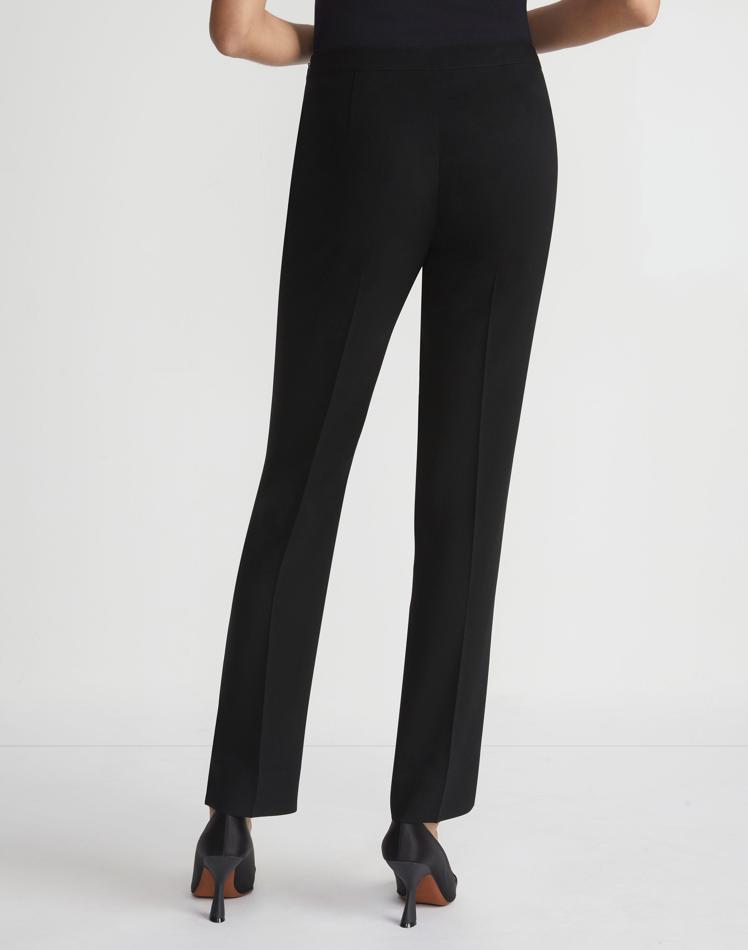 Petite Finesse Crepe Bleecker Pant