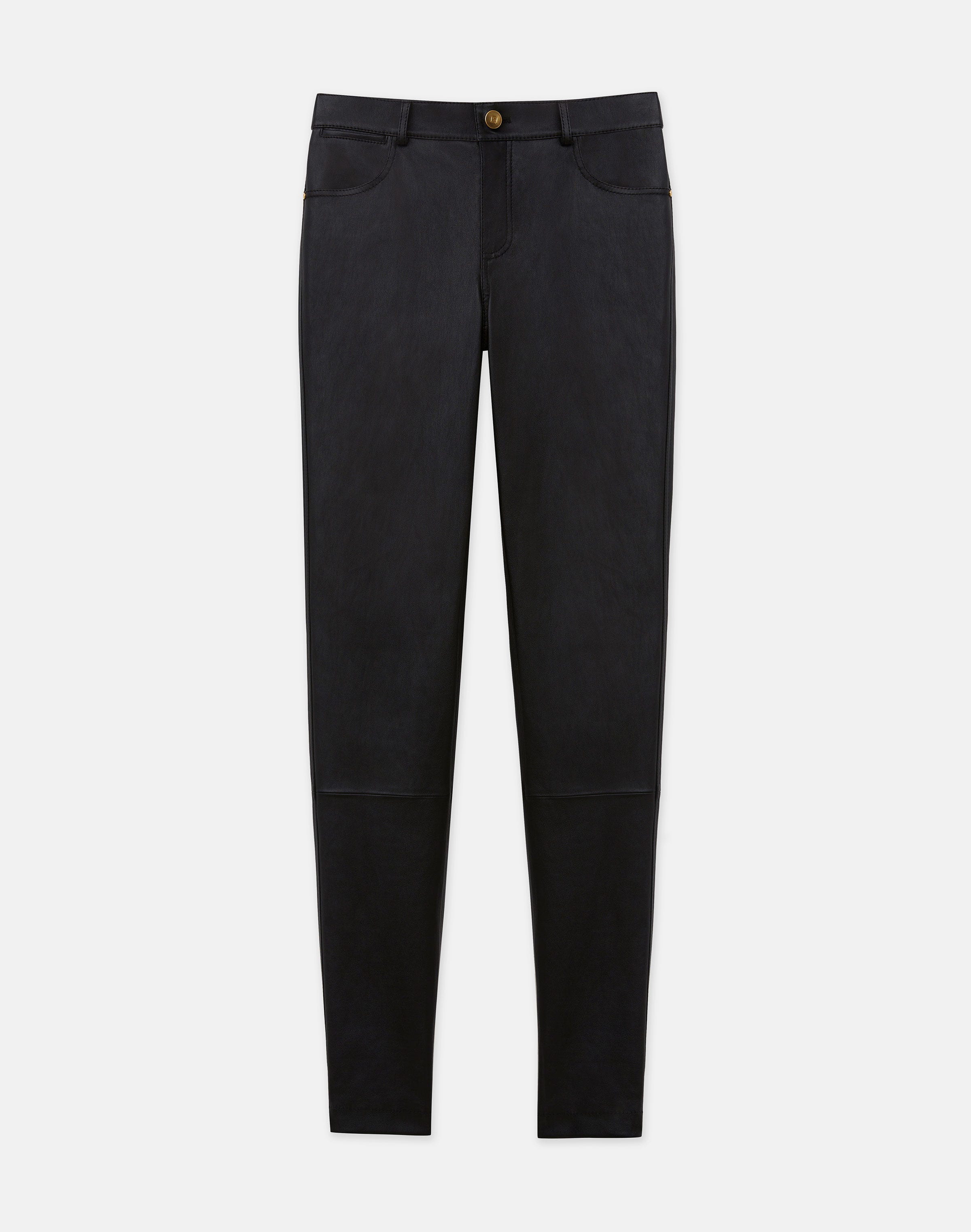 Silky Stretch Nappa Leather Mercer Pant