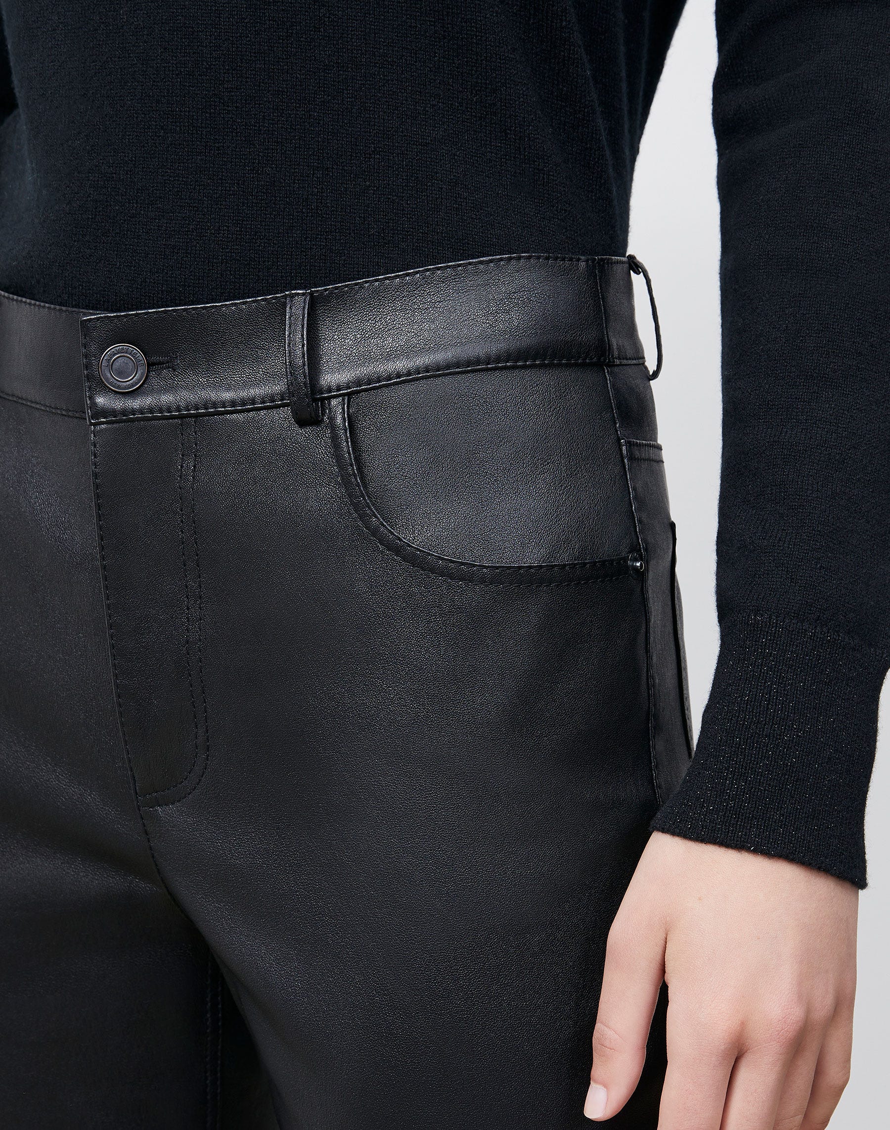 Reeve Pant In Silky Stretch Nappa