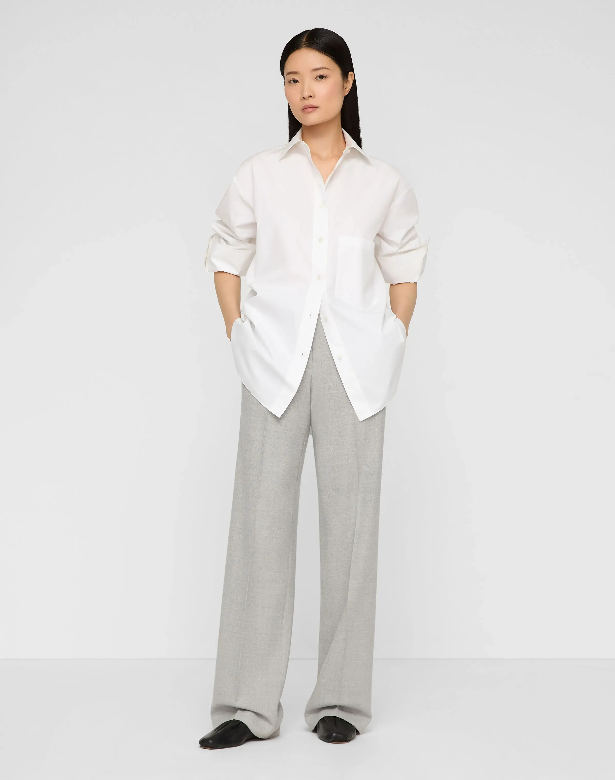 Responsible Virgin Wool Gates Pant
