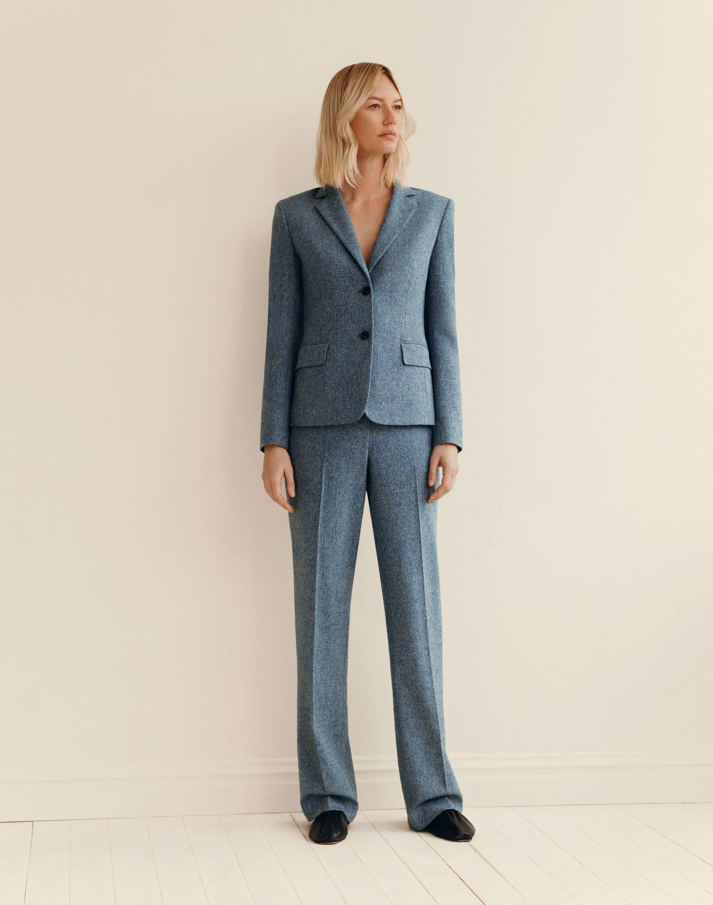 Plus-Size Donegal Tweed Gates Pant