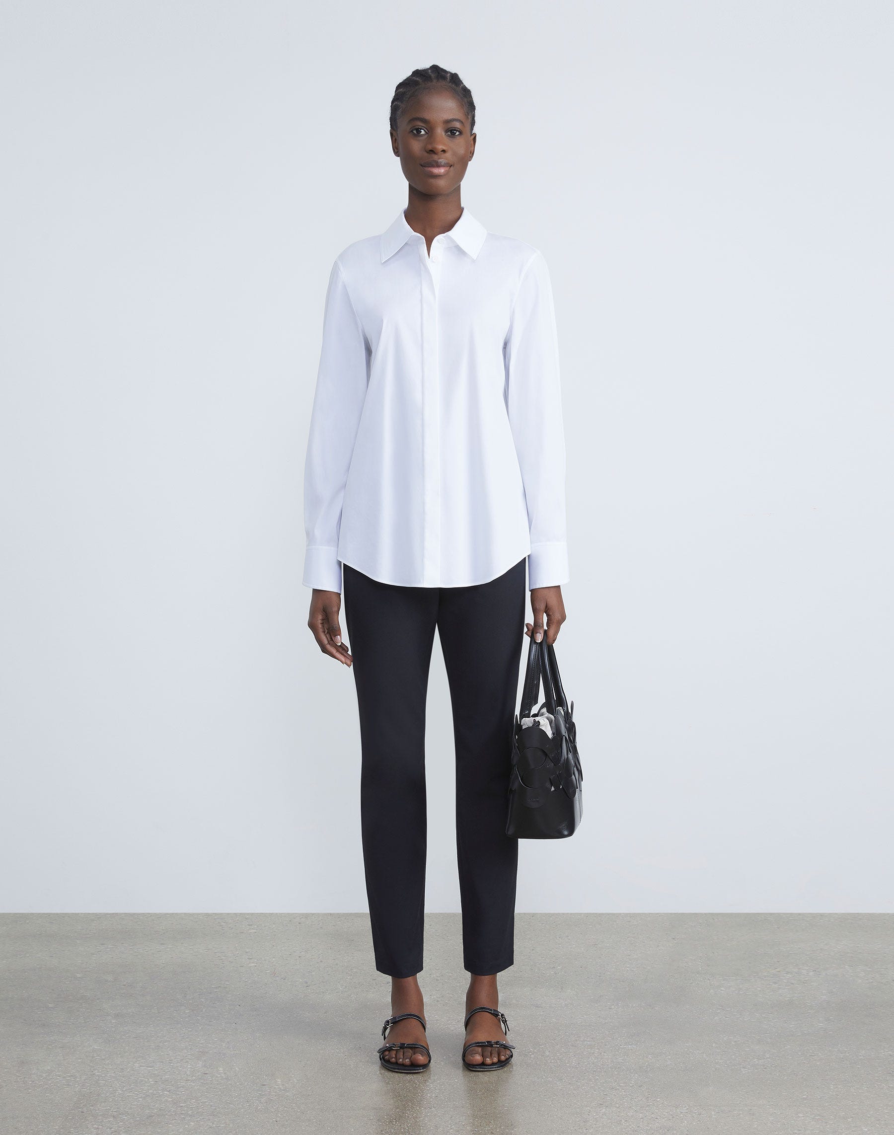 Techno Stretch Twill Manhattan Skinny Ankle Pant