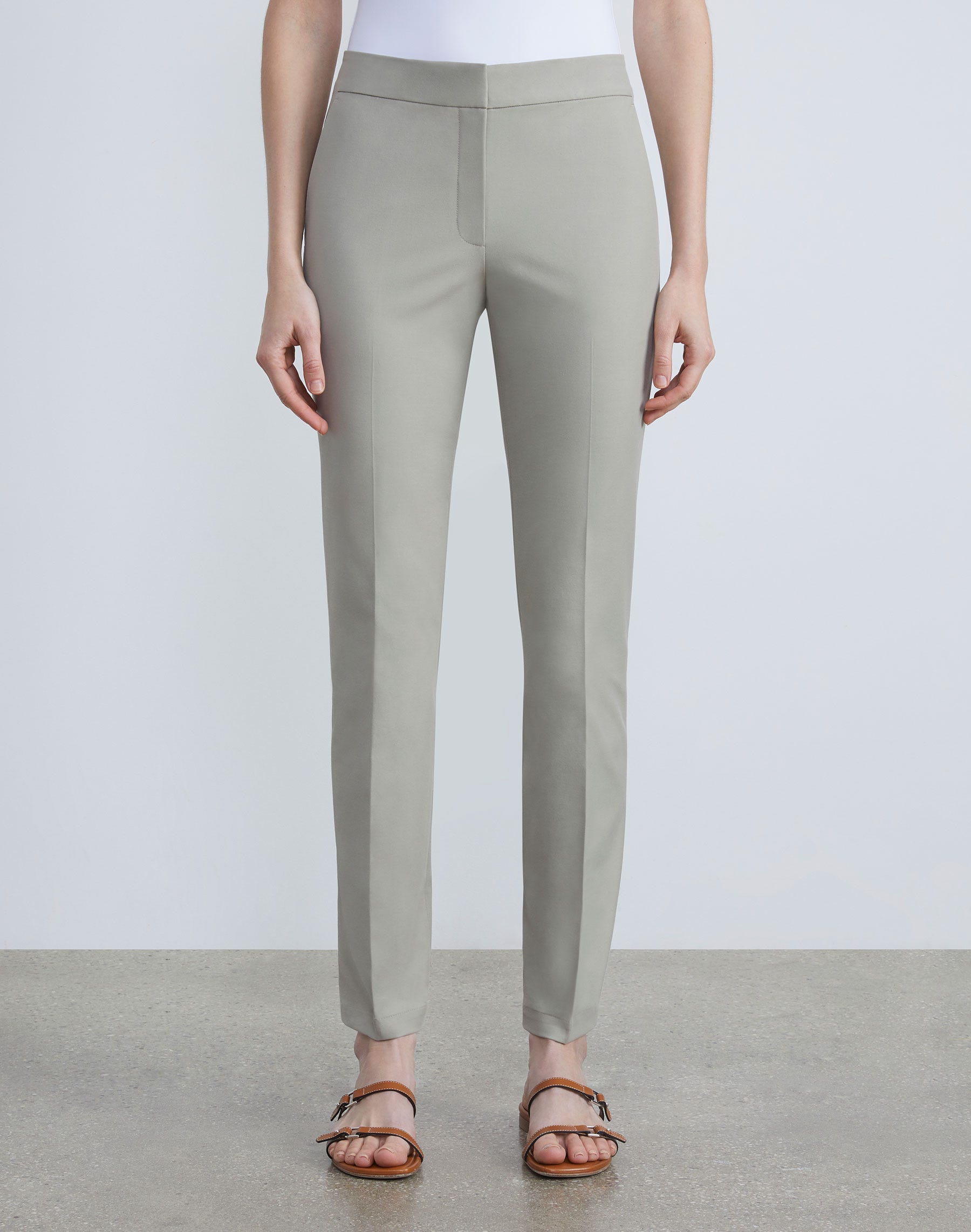 Petite Techno Stretch Twill Manhattan Skinny Ankle Pant