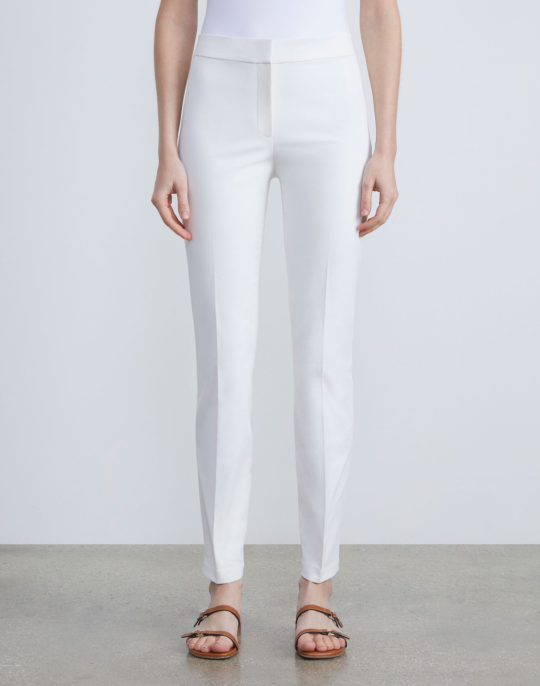Petite Techno Stretch Twill Manhattan Skinny Ankle Pant
