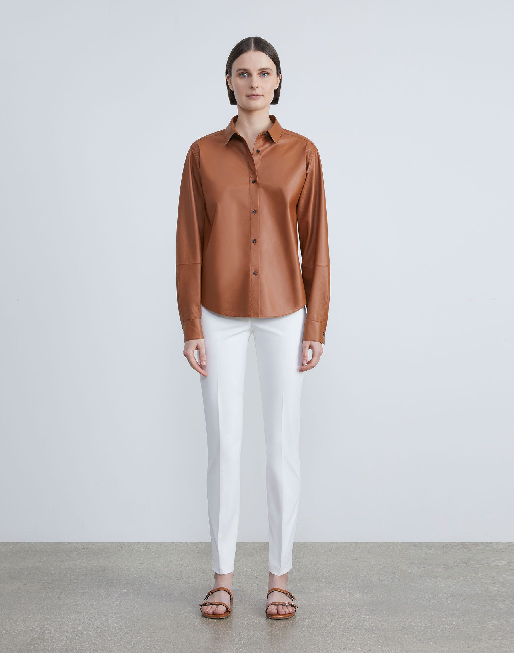 Petite Techno Stretch Twill Manhattan Skinny Ankle Pant