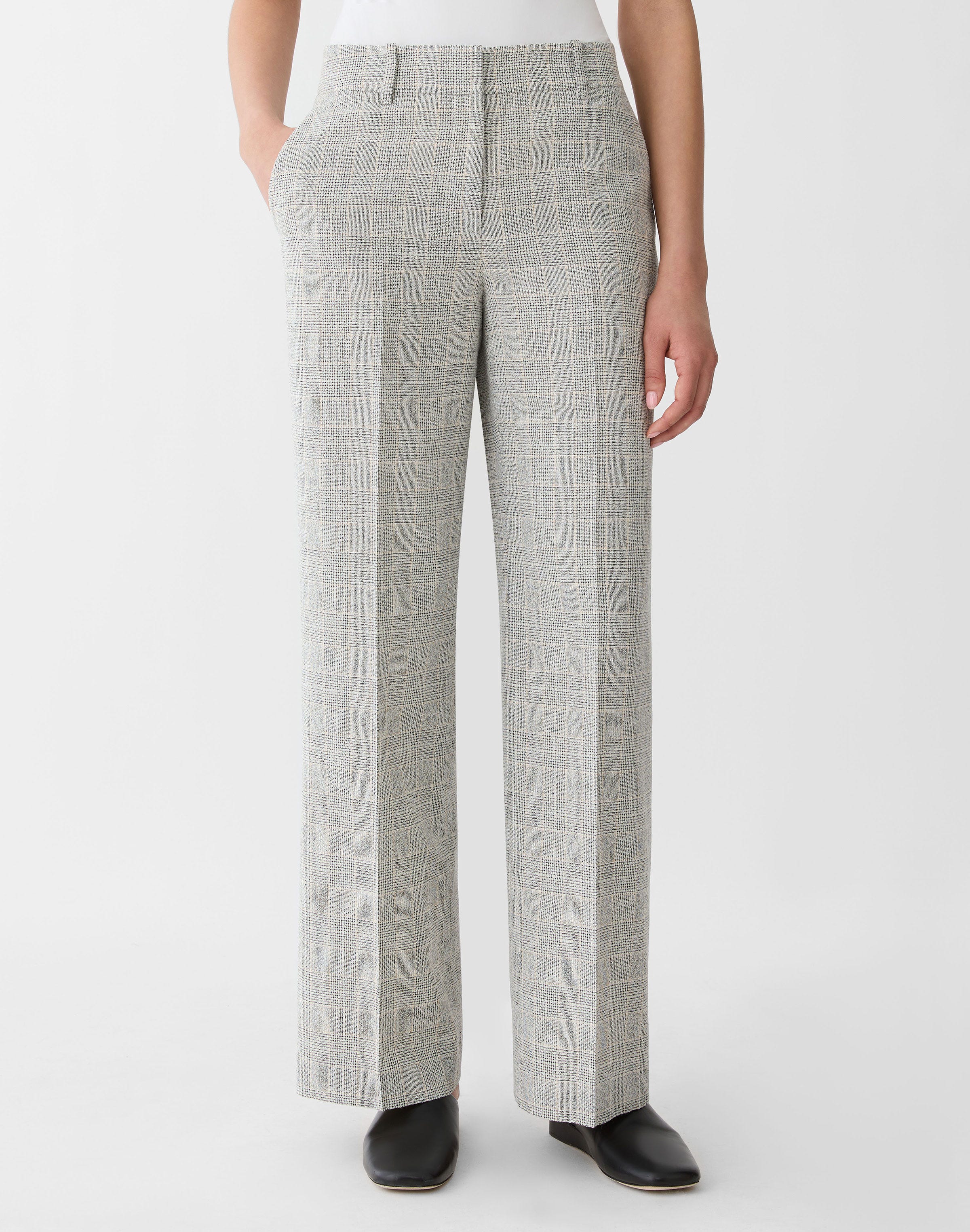 Bouclé Plaid Sullivan Pant
