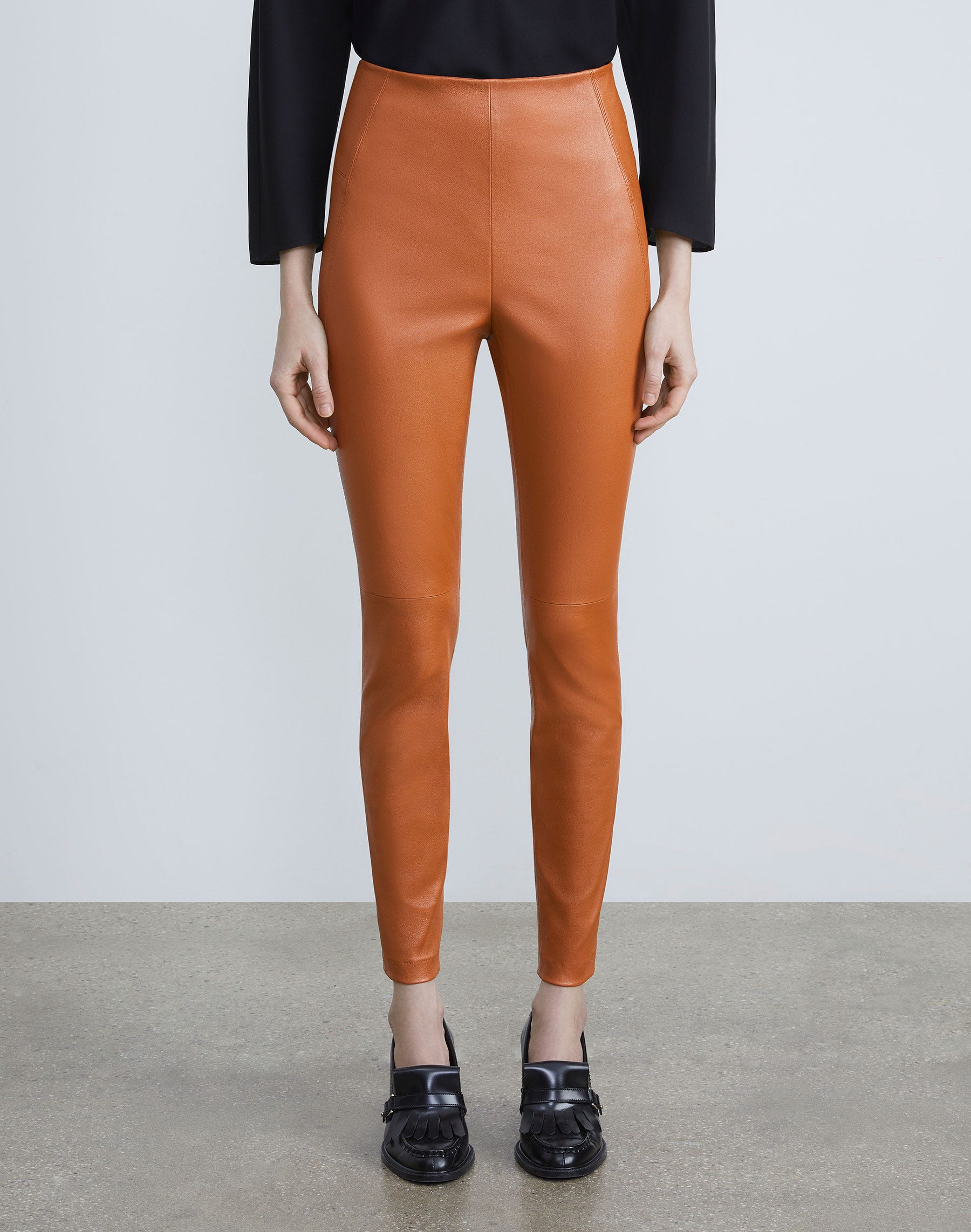 Stretch Nappa Leather Greenwich Legging