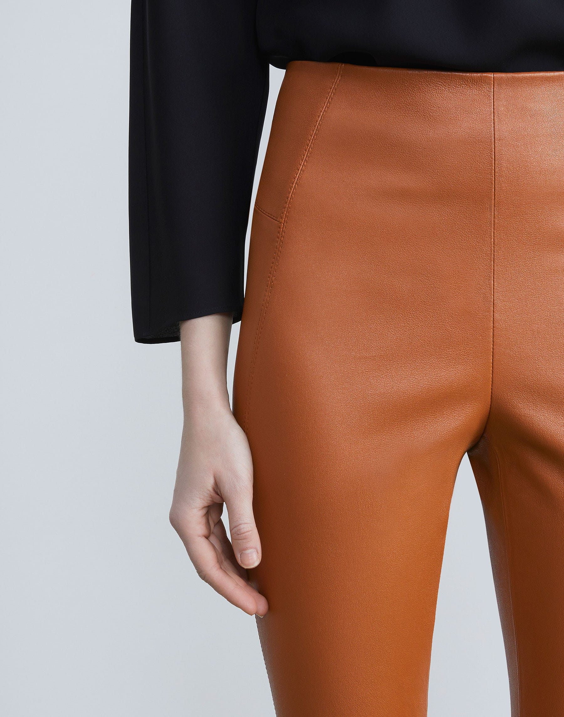 Stretch Nappa Leather Greenwich Legging