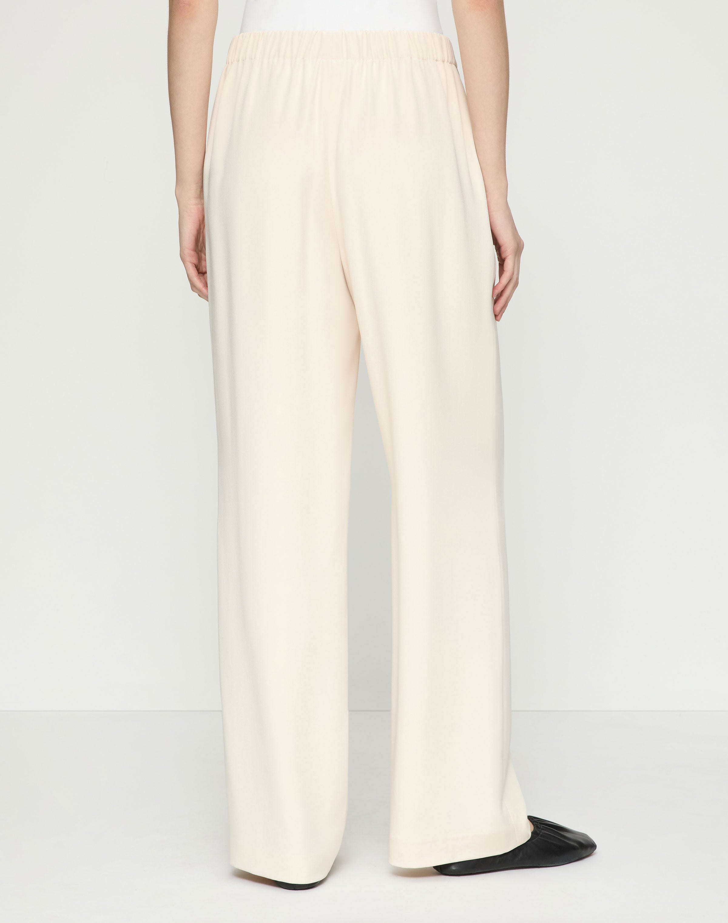 Organic Silk Crepe De Chine Perry Pant