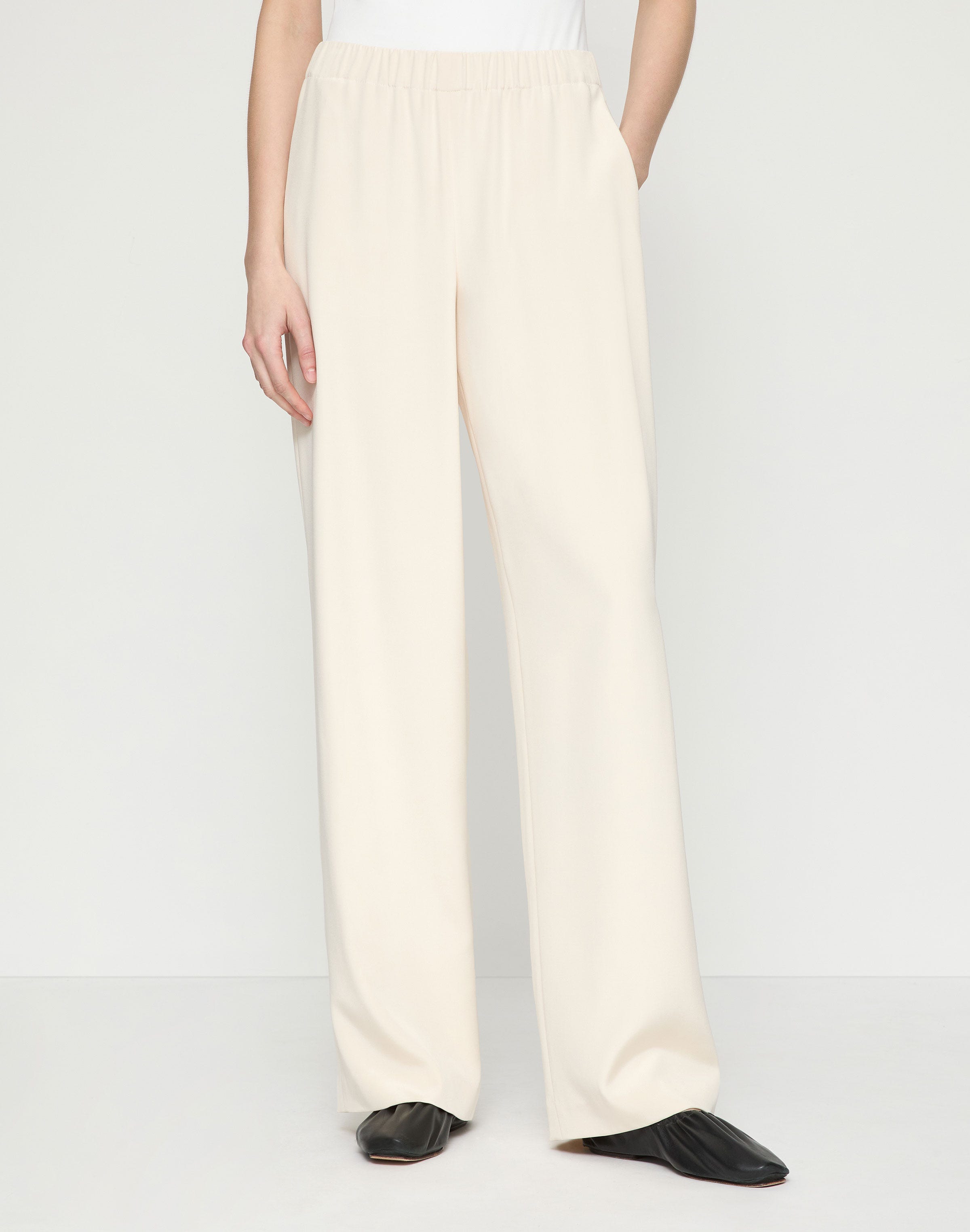 Organic Silk Crepe De Chine Perry Pant