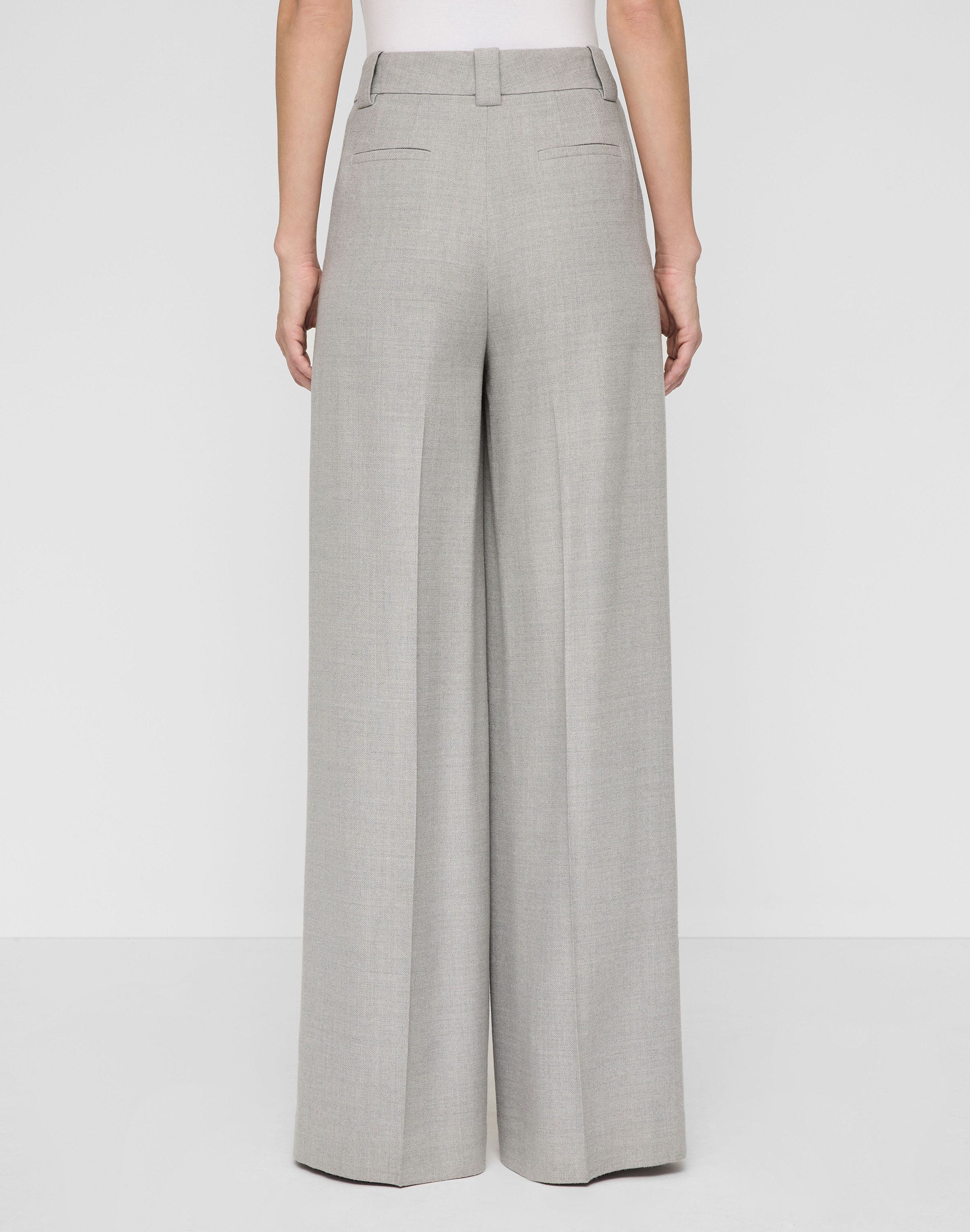 Responsible Virgin Wool Wyatt Wide Leg Pant