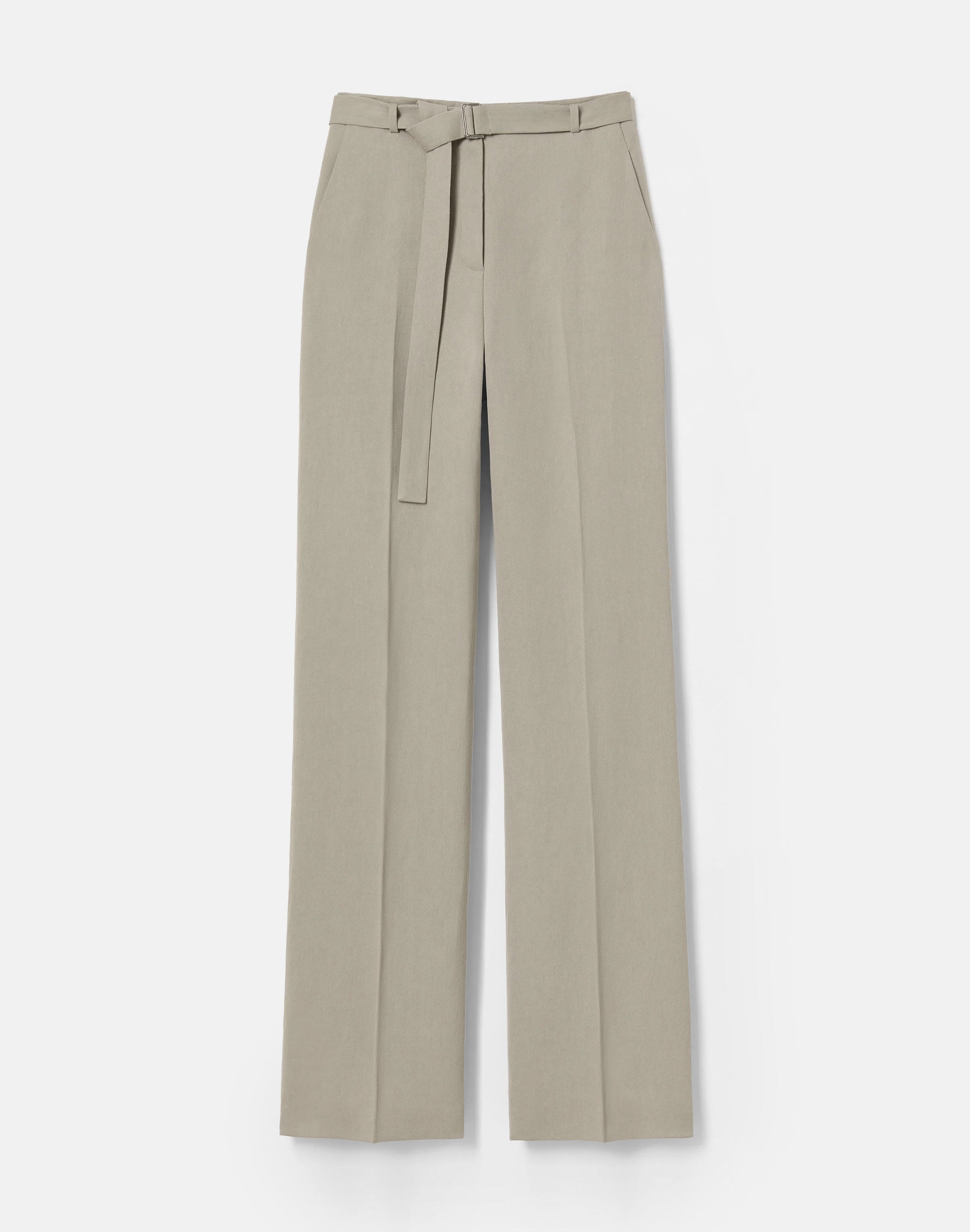 Noble Linen Clark Belted Wide Leg Pant