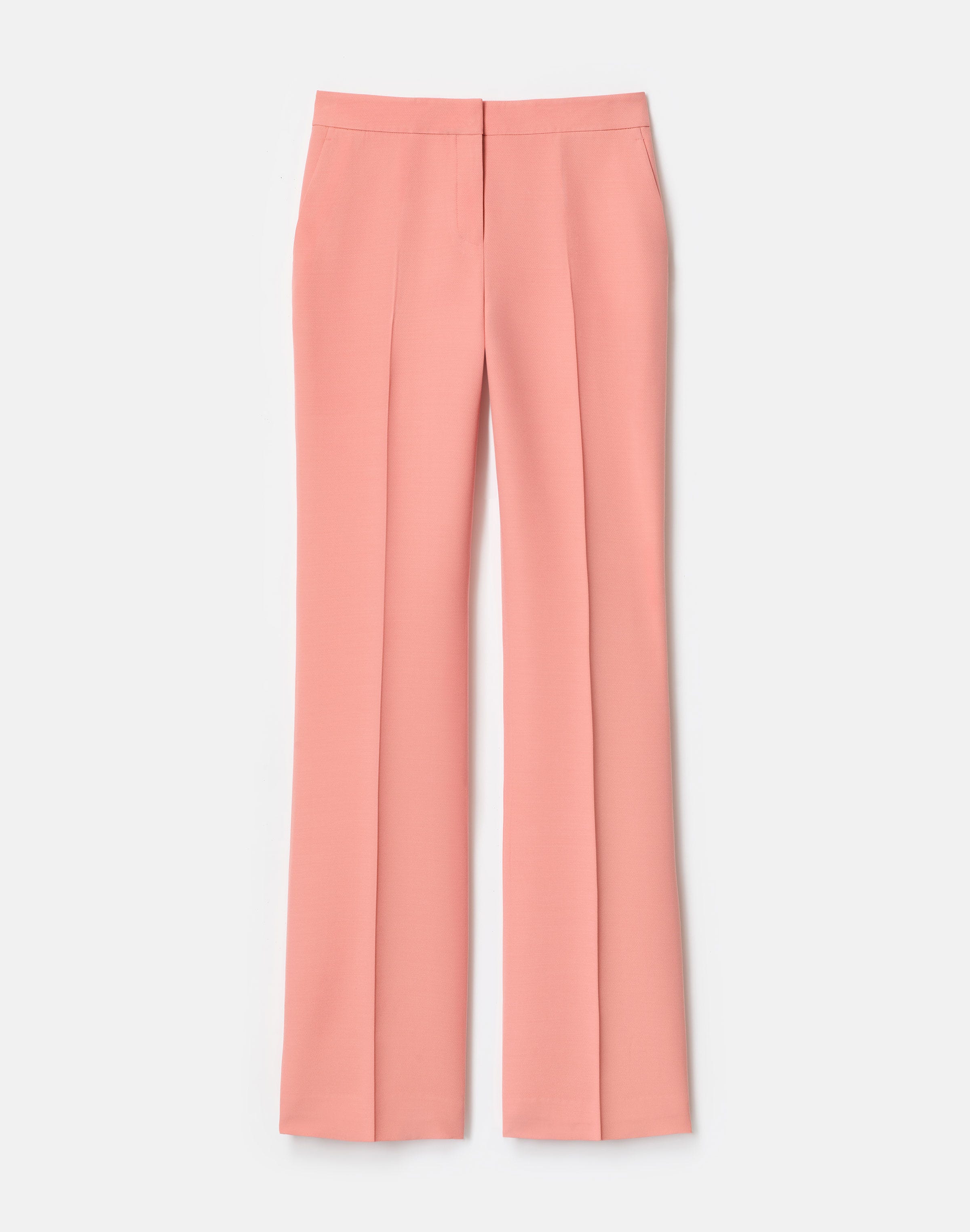 Wool-Silk Crepe Saint Marks Flare Pant